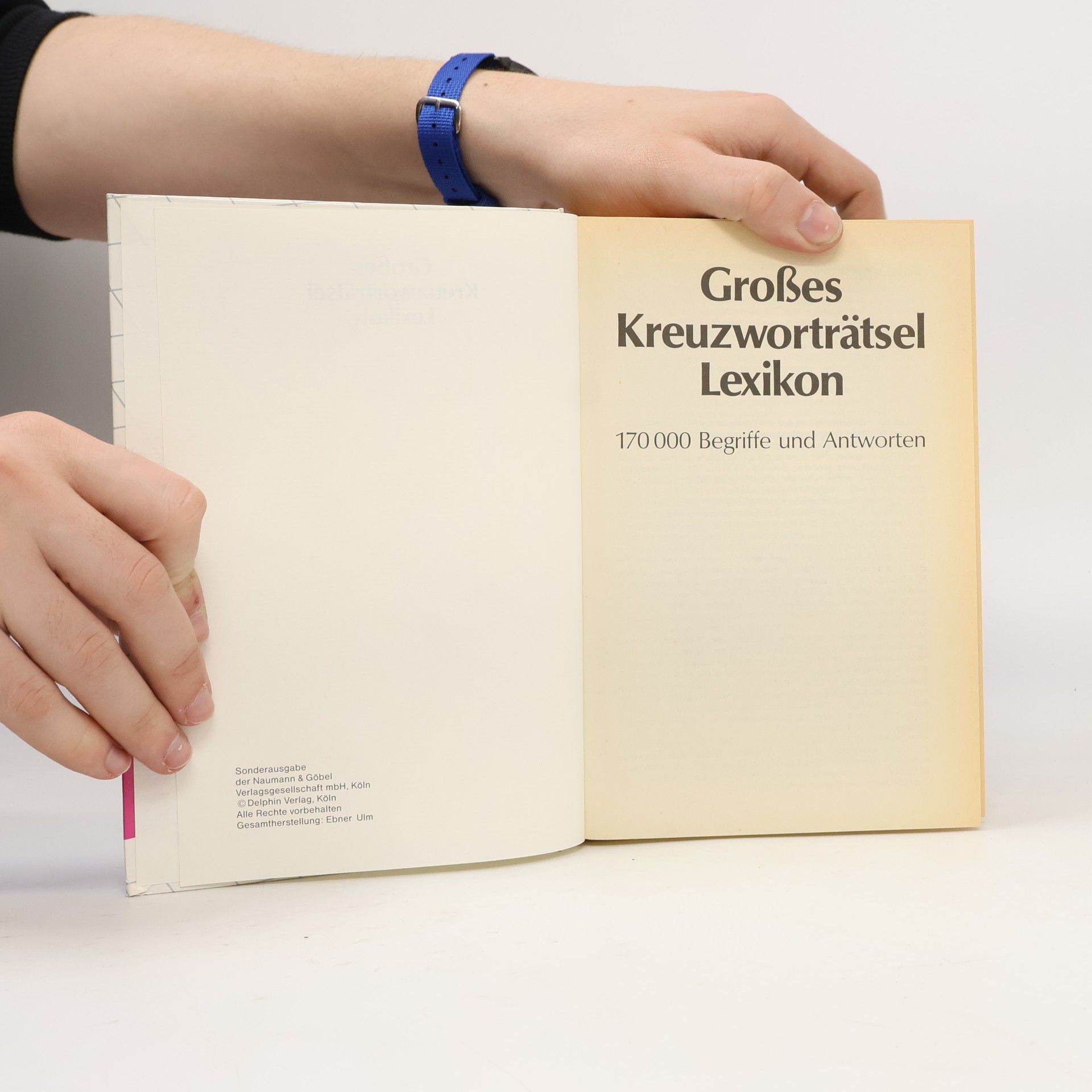 Various authors Grosses Kreuzworträtsel Lexikon
