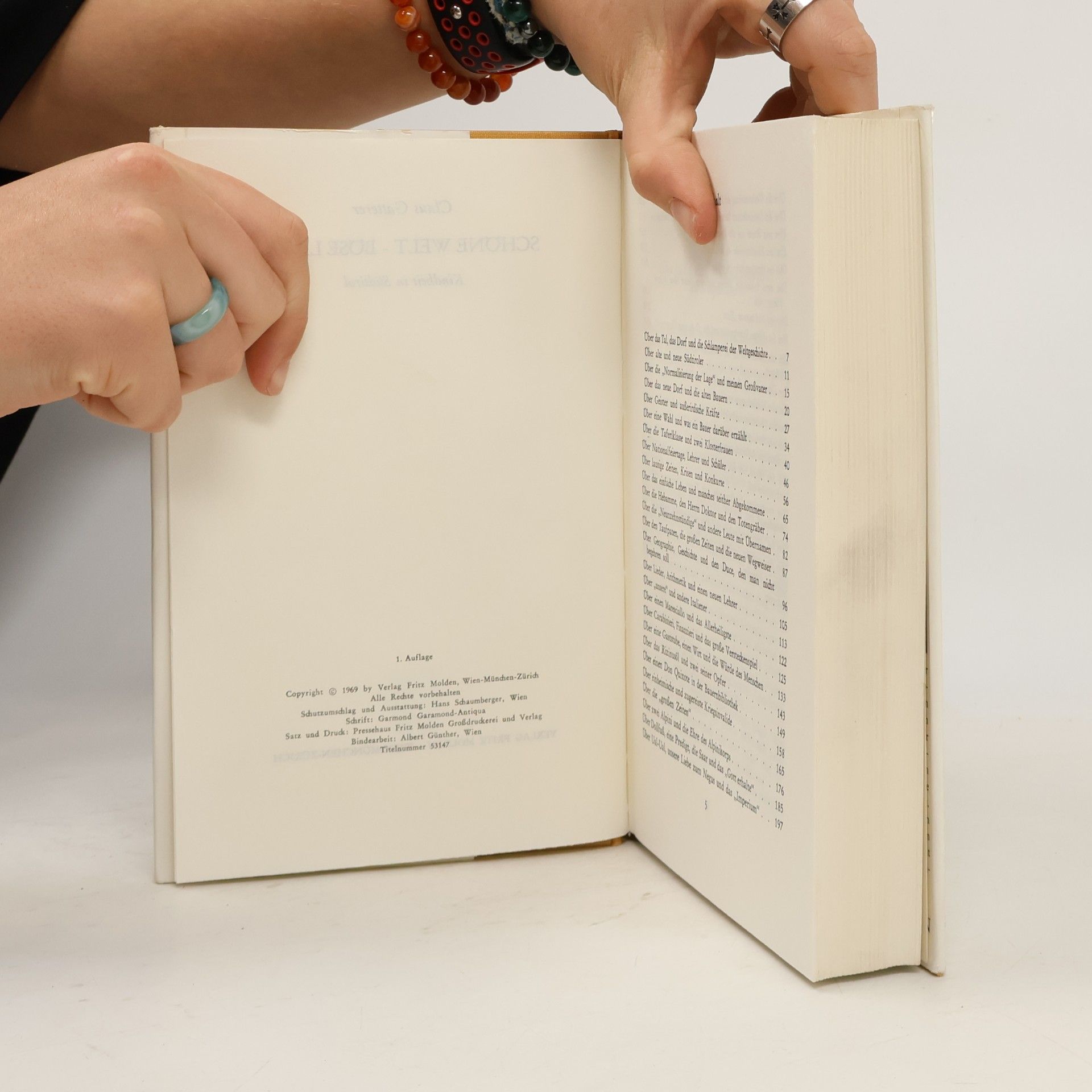 Claus Gatterer Schöne Welt, böse Leut