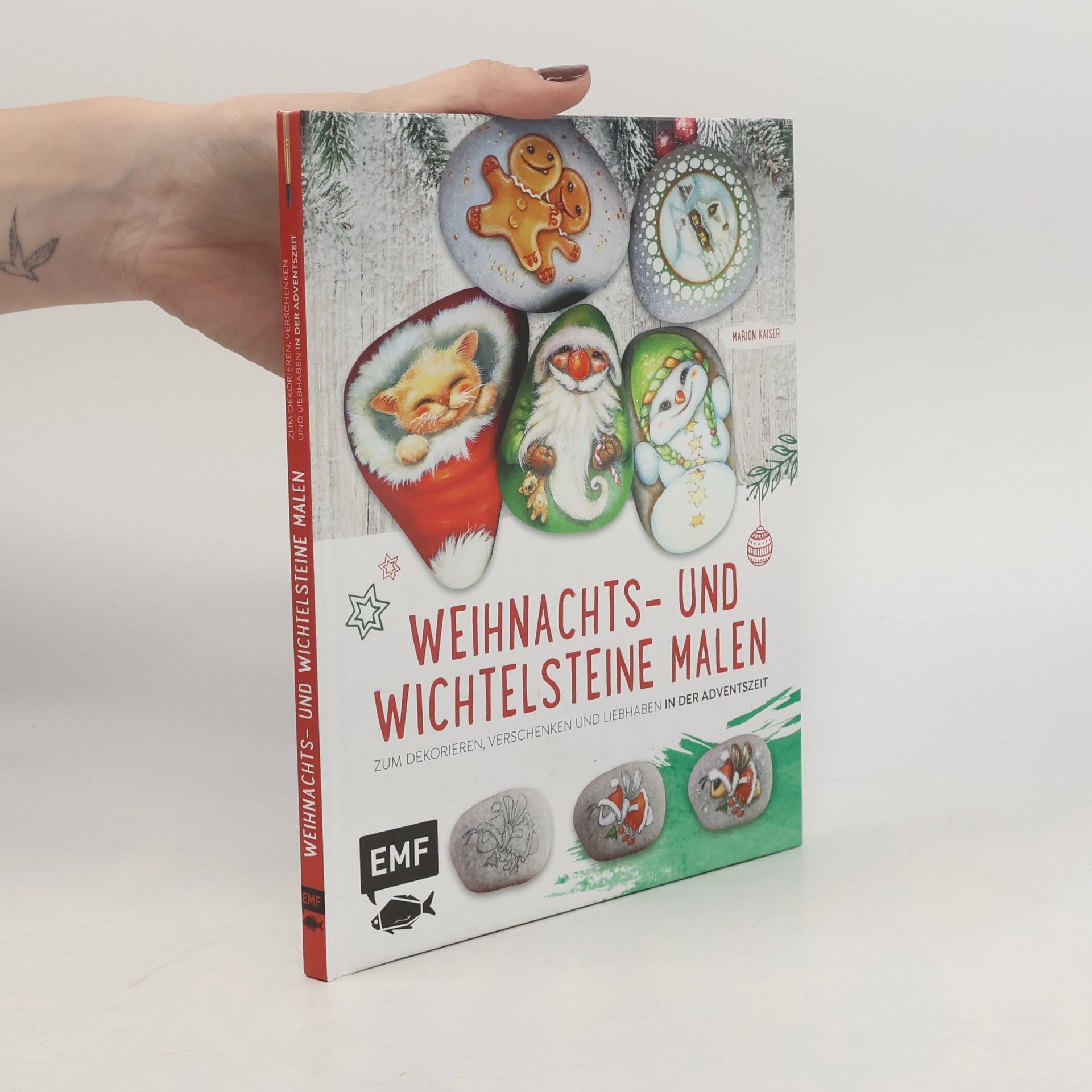 Weihnachts- und Wichtelsteine malen