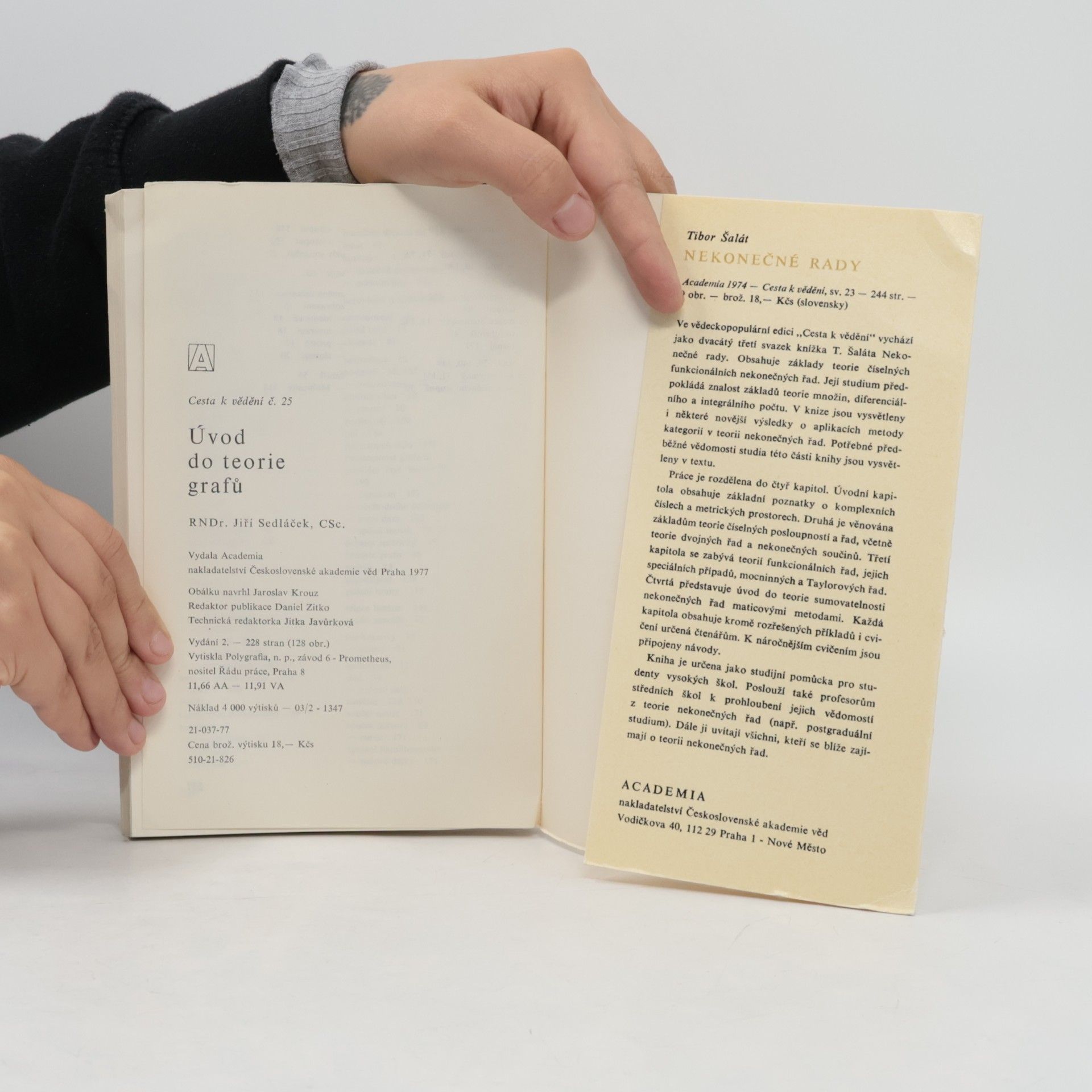 Jiří Sedláček Úvod do teorie grafů