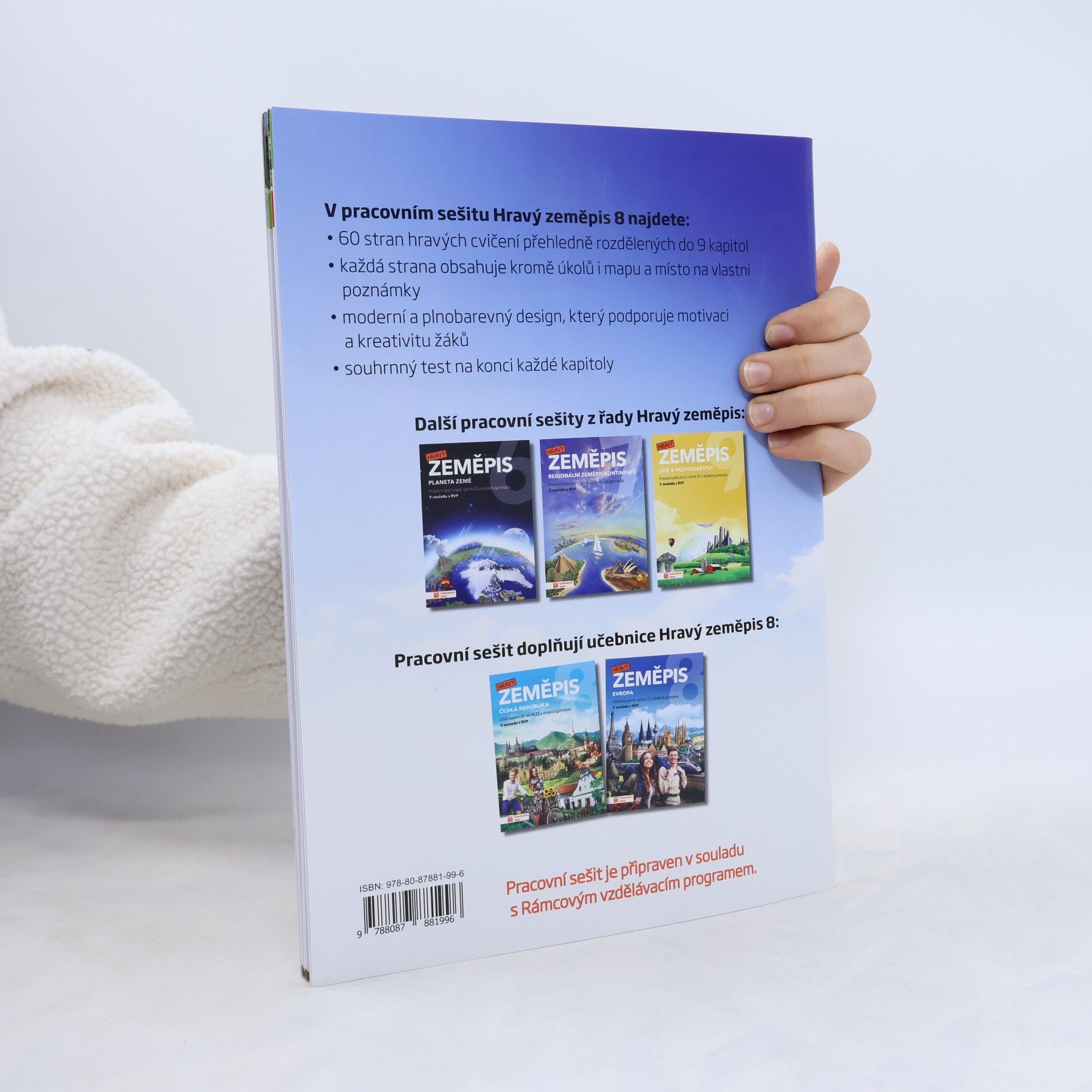 Collectif d'auteurs Hravý zeměpis 8. Evropa a Česká republika. Pracovní sešit