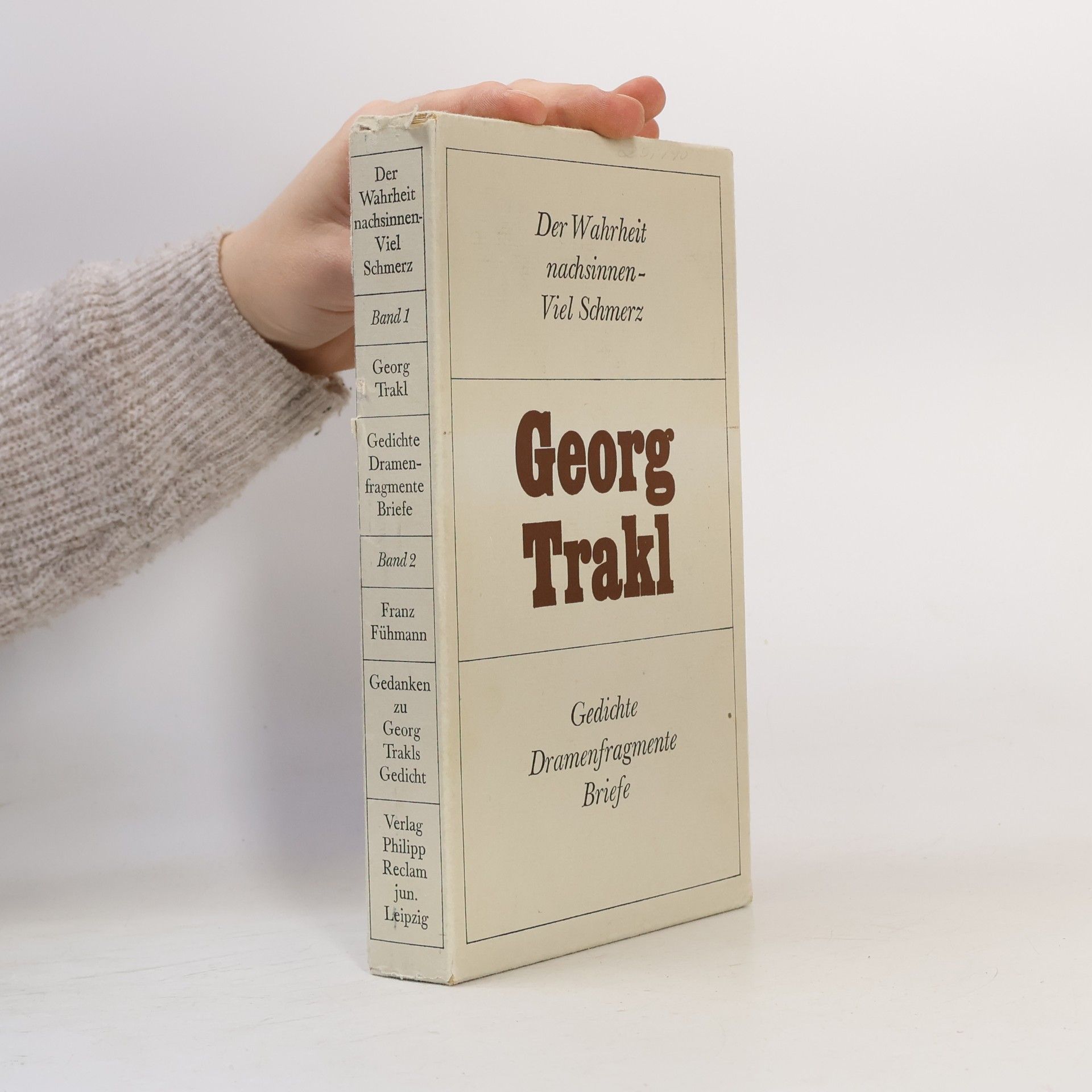 Gedichte. Dramenfragmente. Briefe; Gedanken zu Georg Trakls Gedicht 2