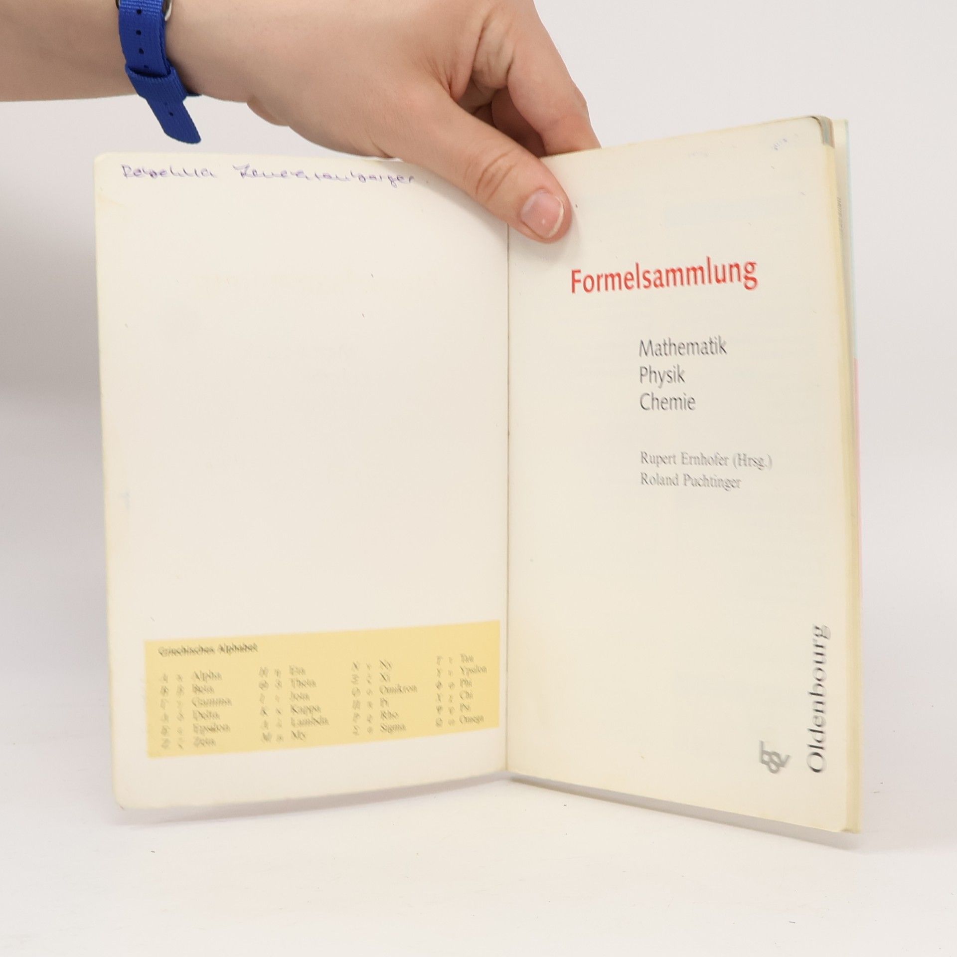 Rupert Ernhofer Formelsammlung Mathematik, Physik, Chemie