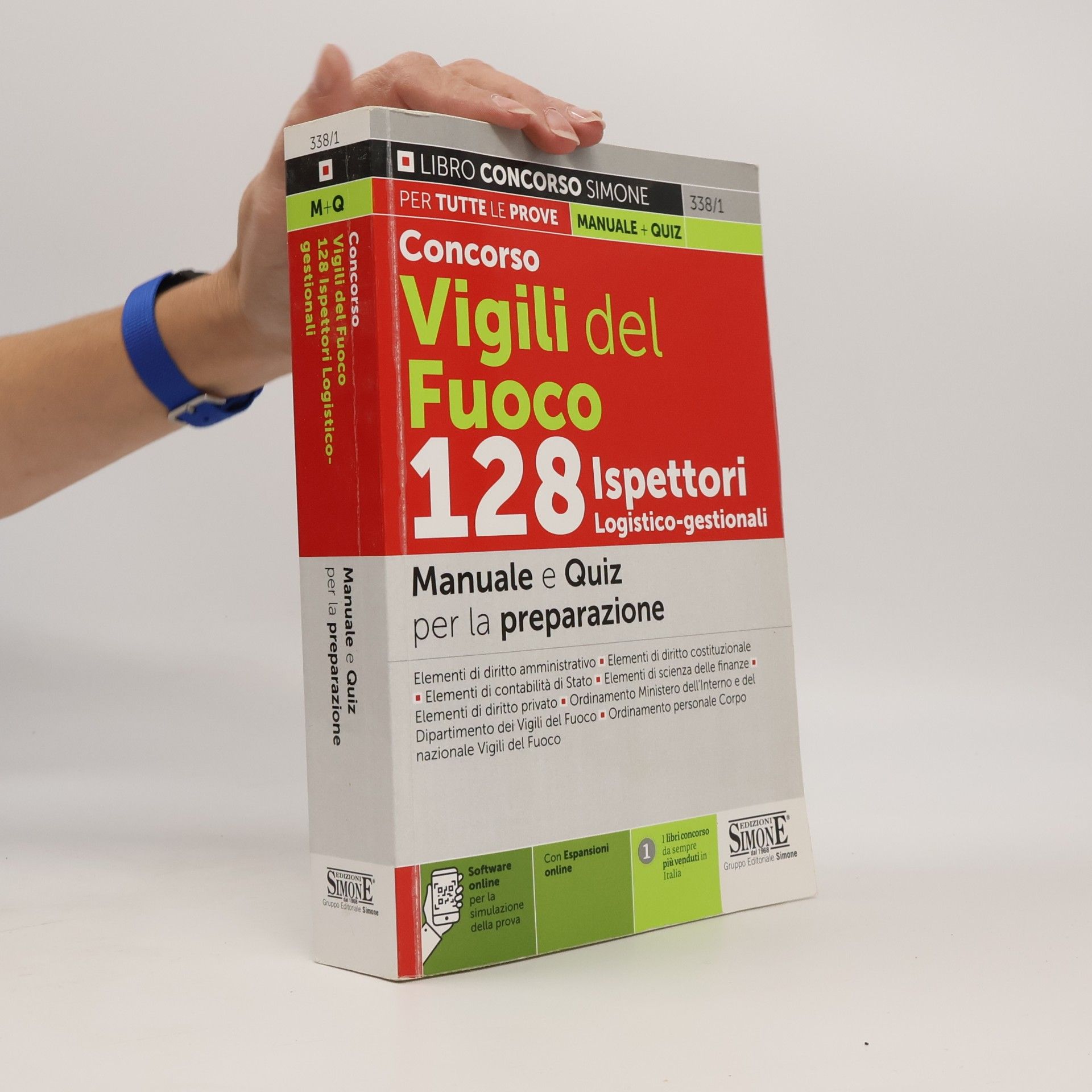 Autorenkollektiv Libro Concorso Simone - 338/1: Concorso Vigili del Fuoco 128 Ispettori Logistico-gestionali