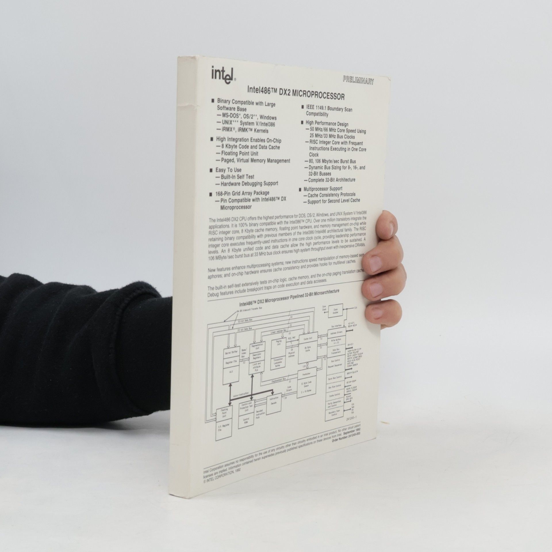 Autores varios Intel486 TM DX2 MICROPROCESSOR