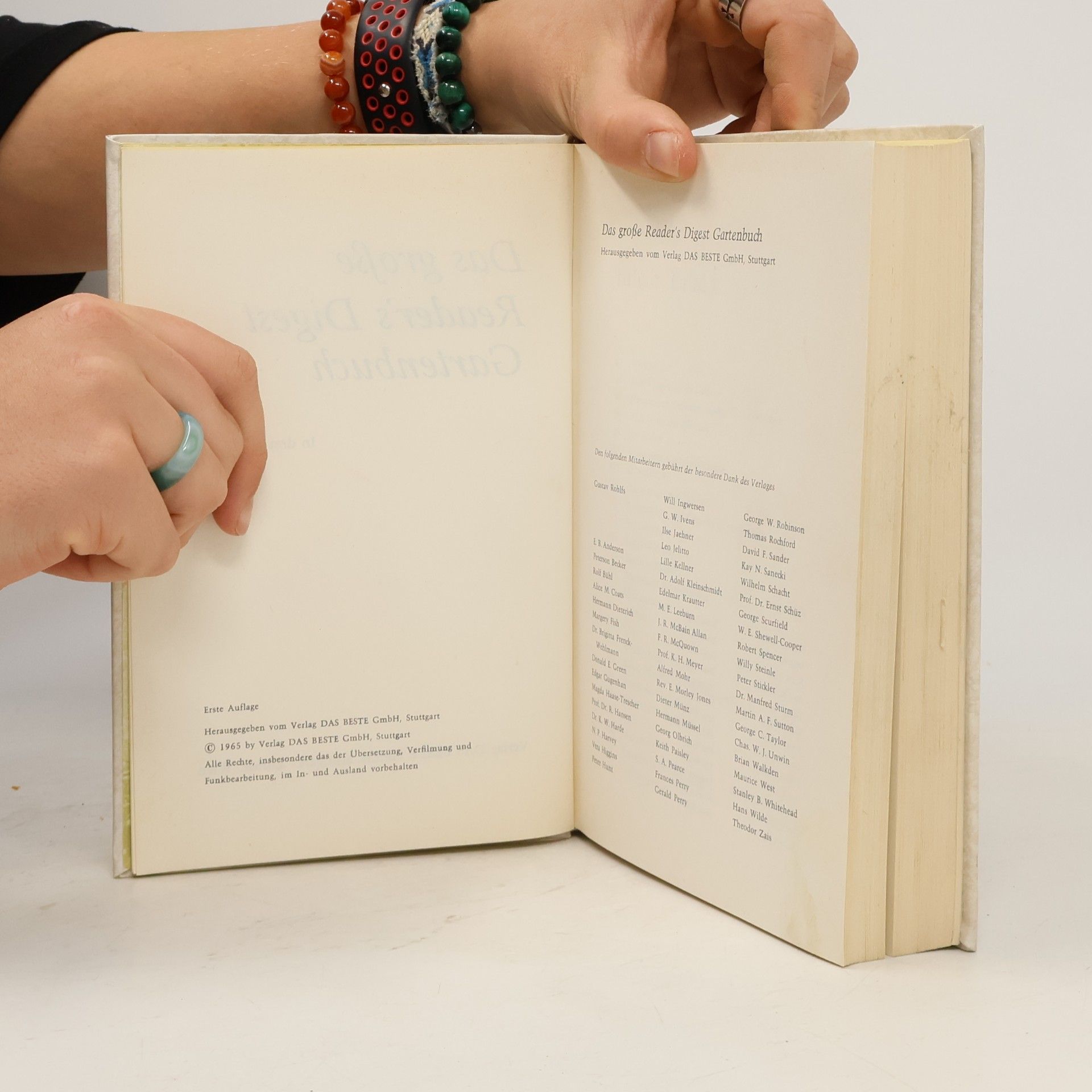 Autorenkollektiv Das grosse Reader's Digest Gartenbuch I-III.