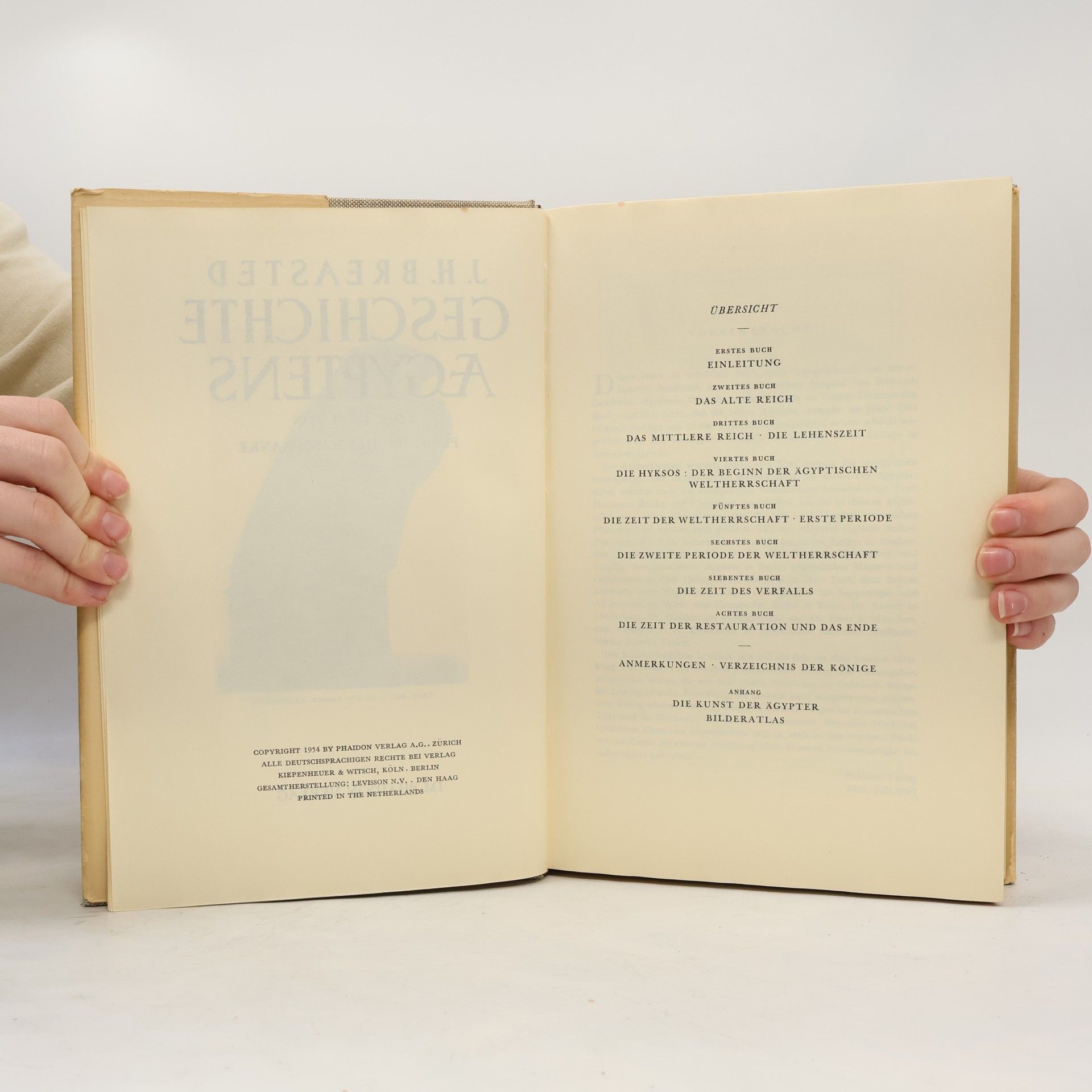J.H. Breasted Geschichte Ægyptens
