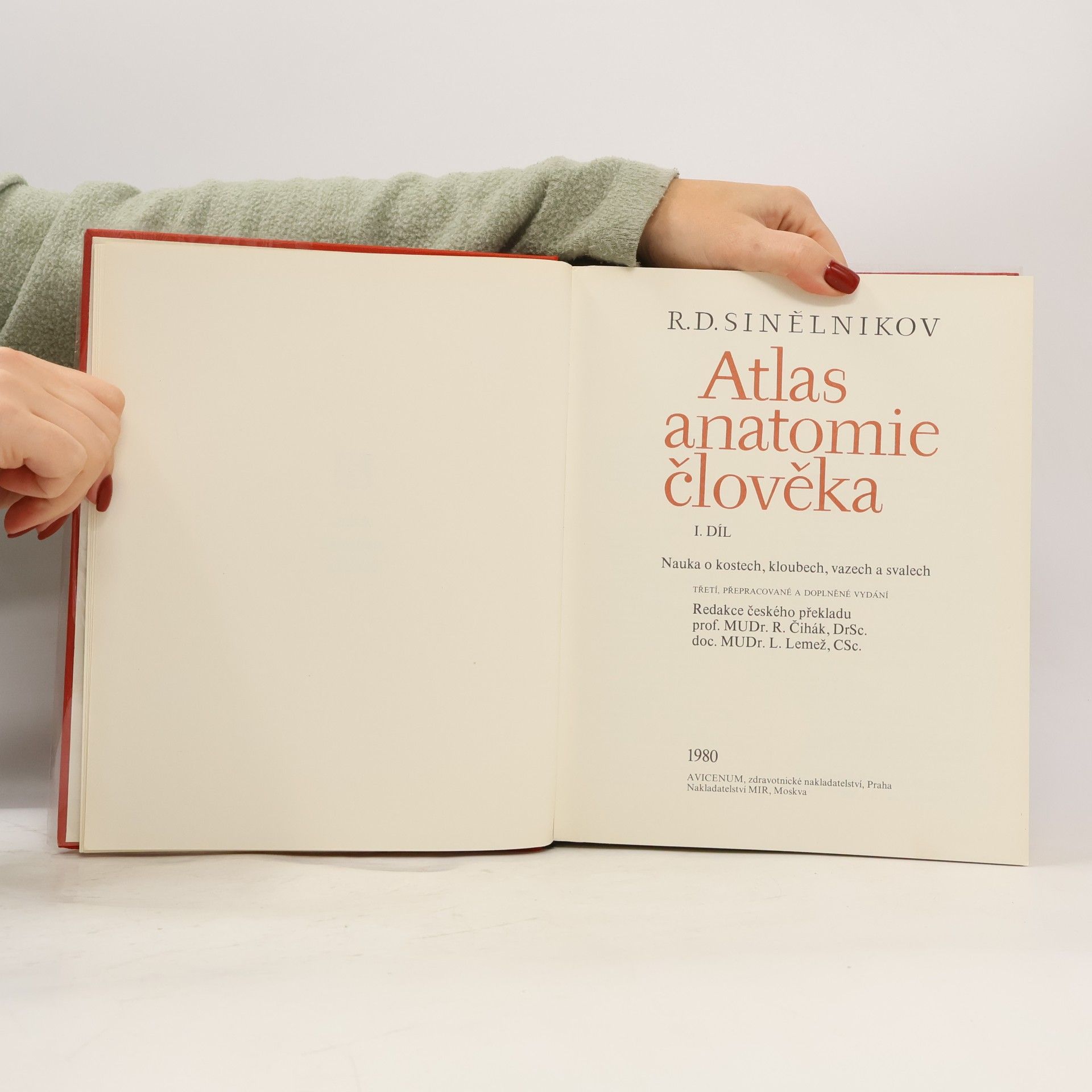 R. D. Sinělnikov Atlas anatomie člověka I.