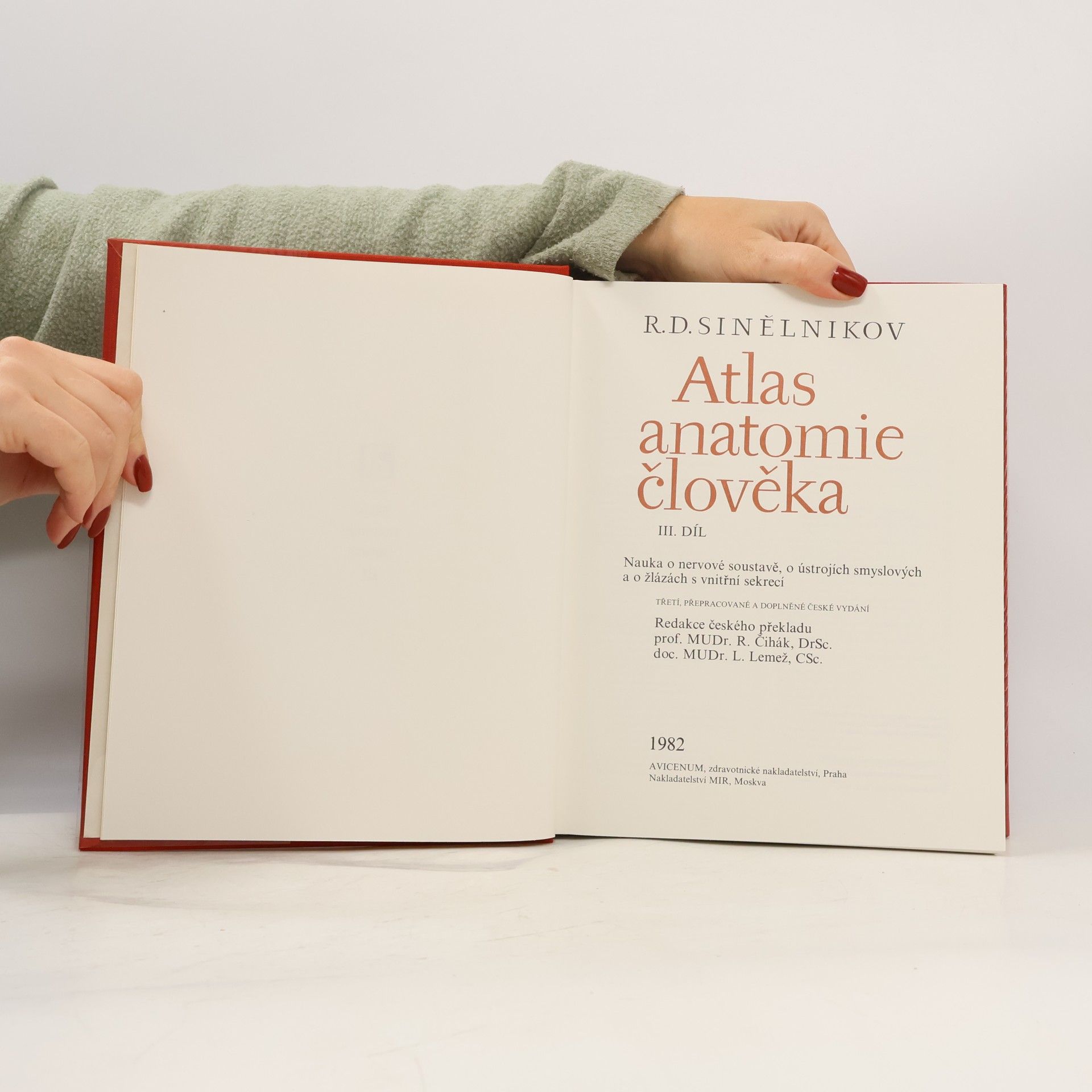 R. D. Sinělnikov Atlas anatomie člověka III.