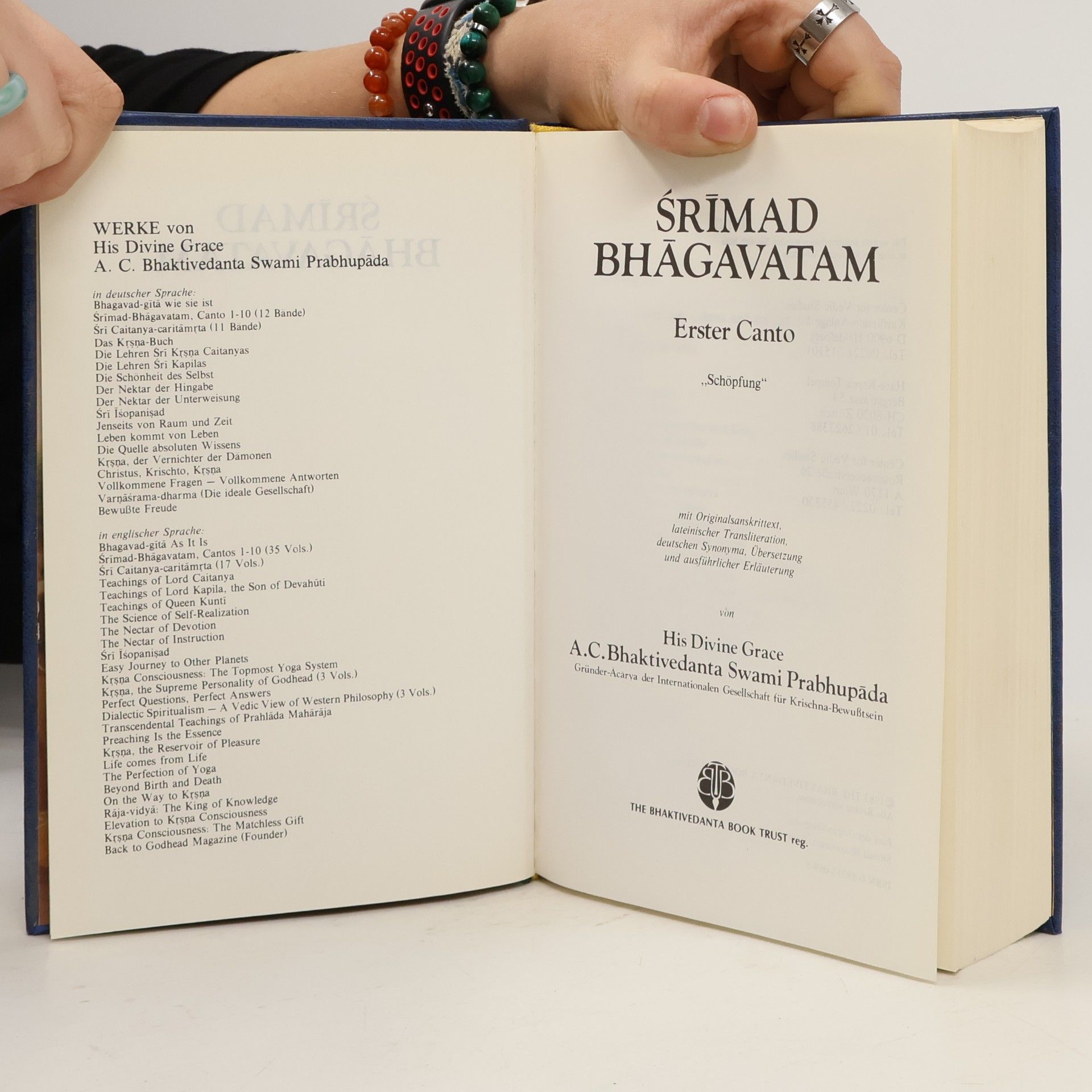A. C. Bhaktivedanta Prabhupada ŚRĪMAD BHĀGAVATAM