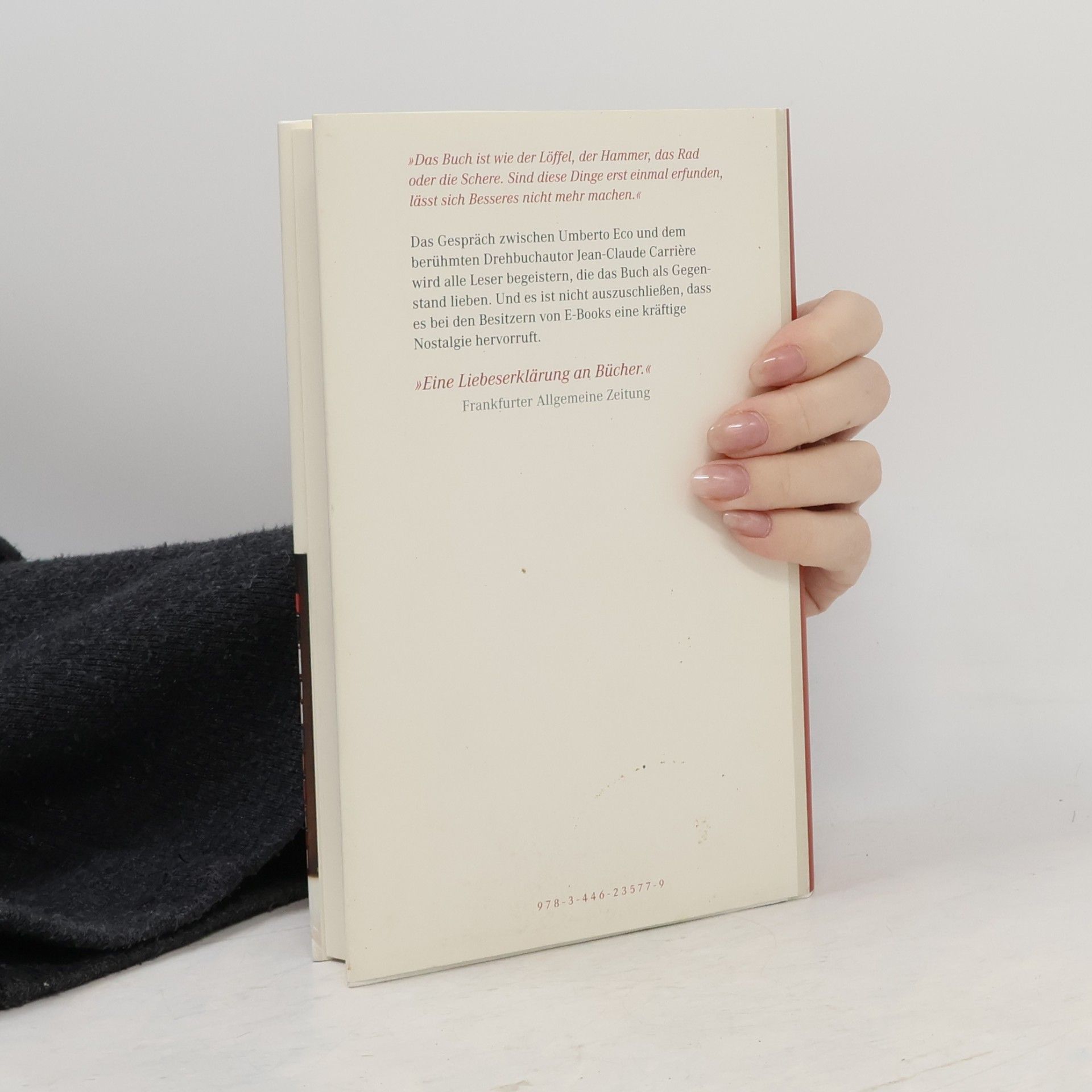 Umberto Eco Die große Zukunft des Buches
