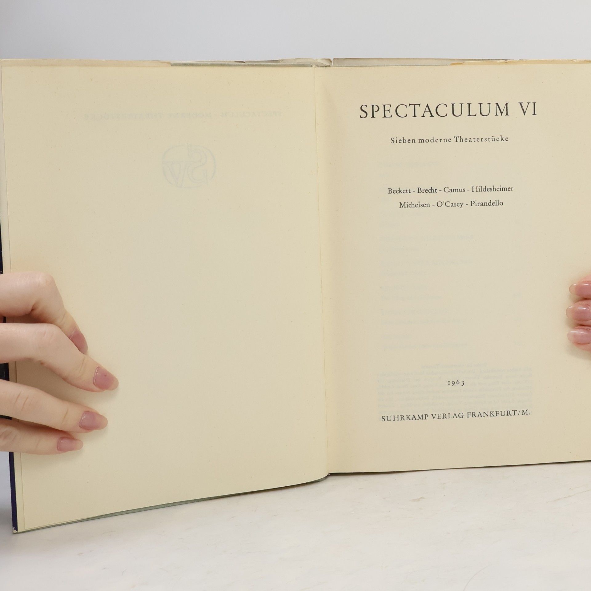 Kolektiv autorů Spectaculum 6. Moderne Theaterstücke