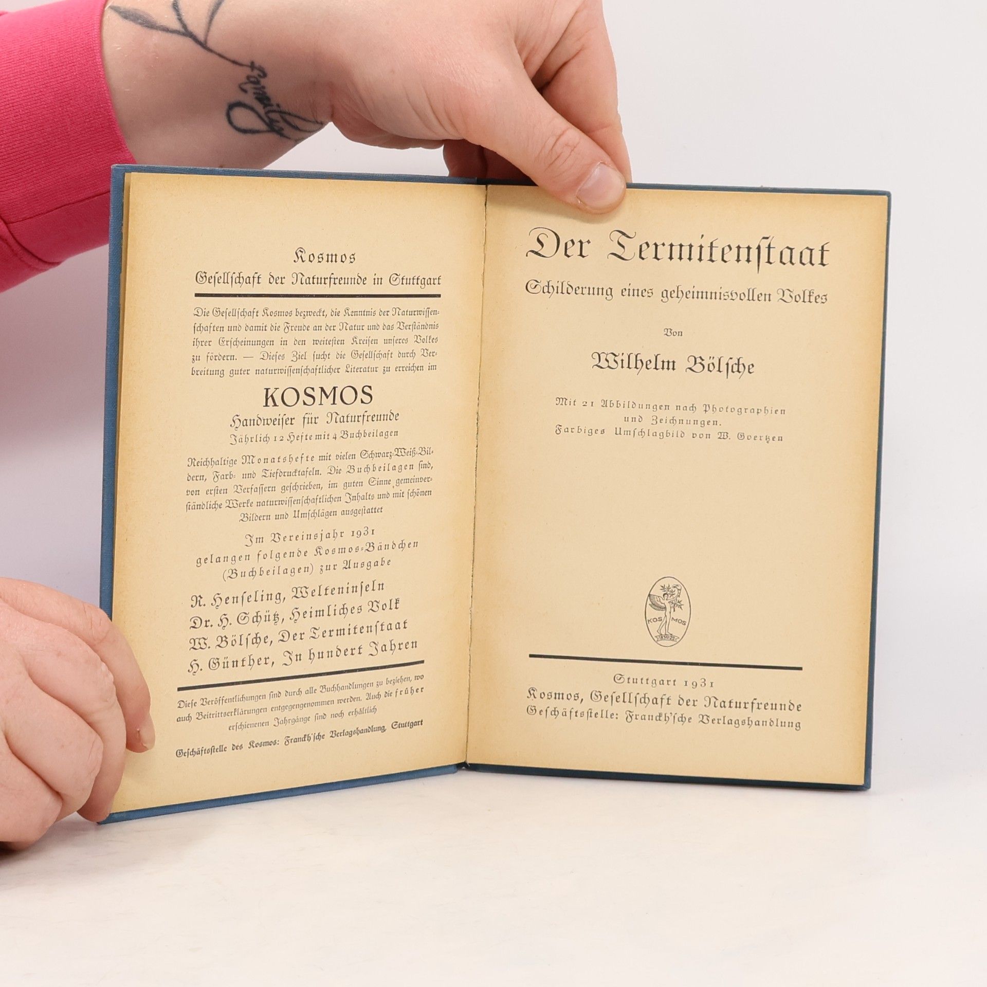Wilhelm Bölsche Der Termitenstaat Echilderung eines geheimnisvollen Volkes