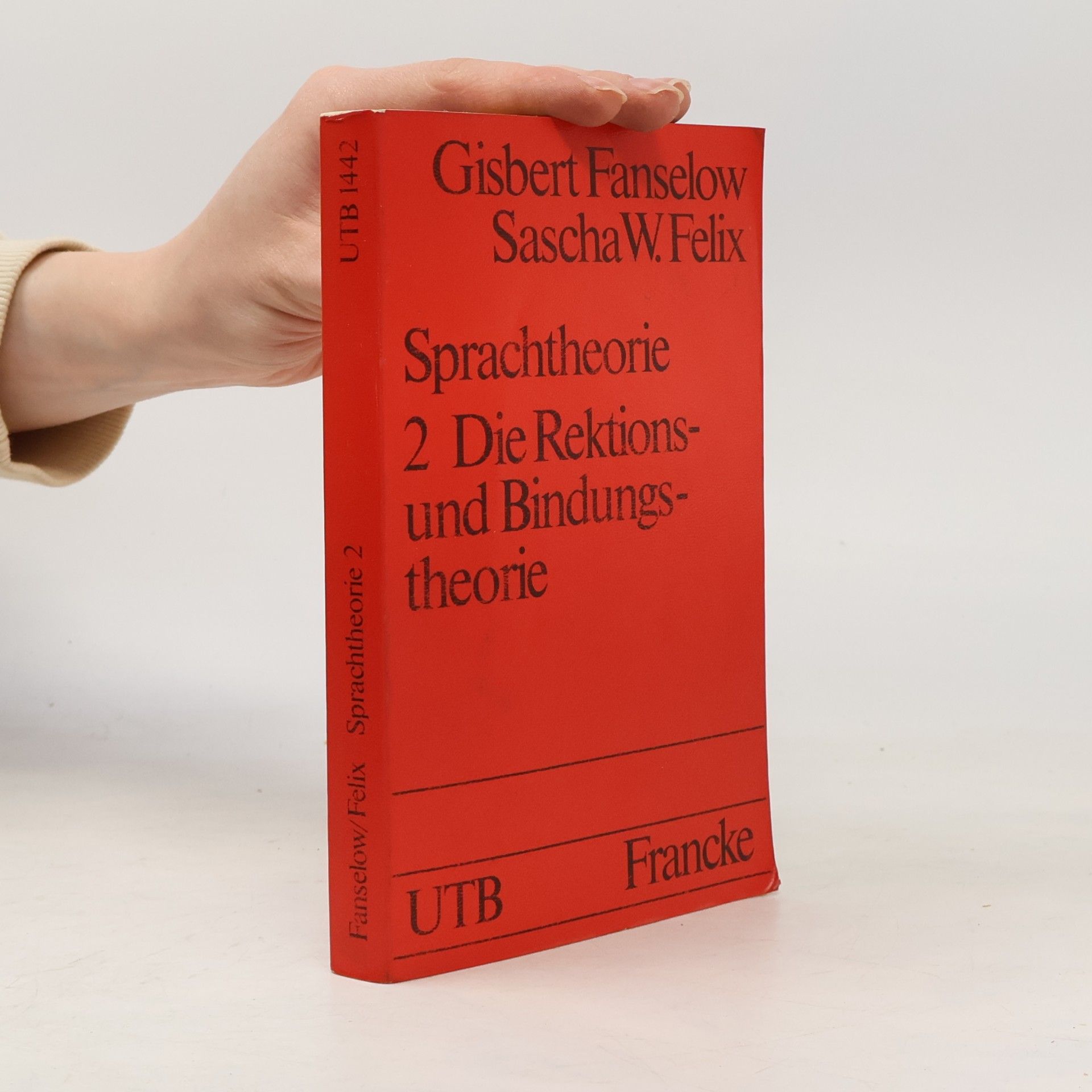 Sprachtheorie: Die Rektions- und Bindungstheorie