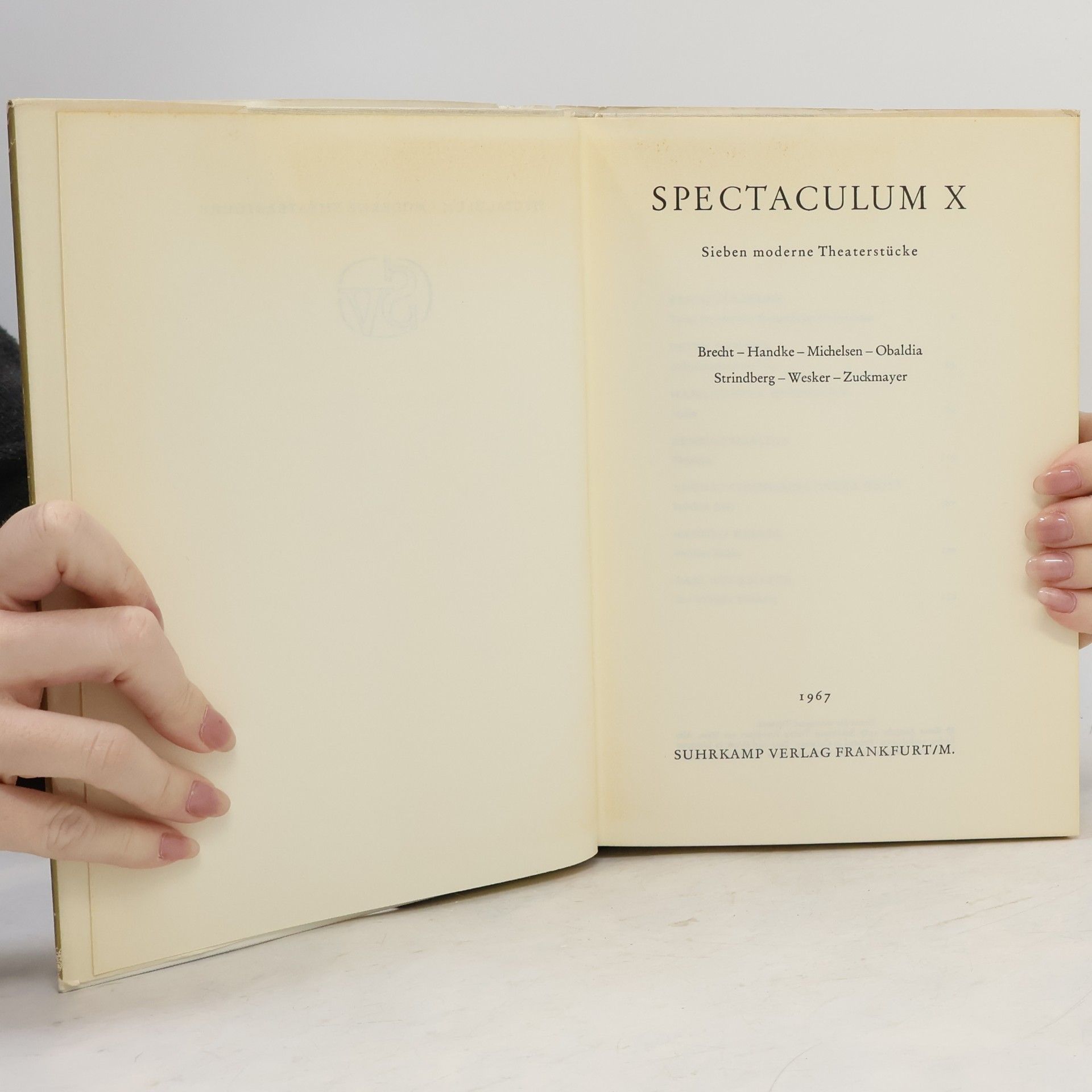 Autorenkollektiv Spectaculum 10. Moderne Theaterstücke