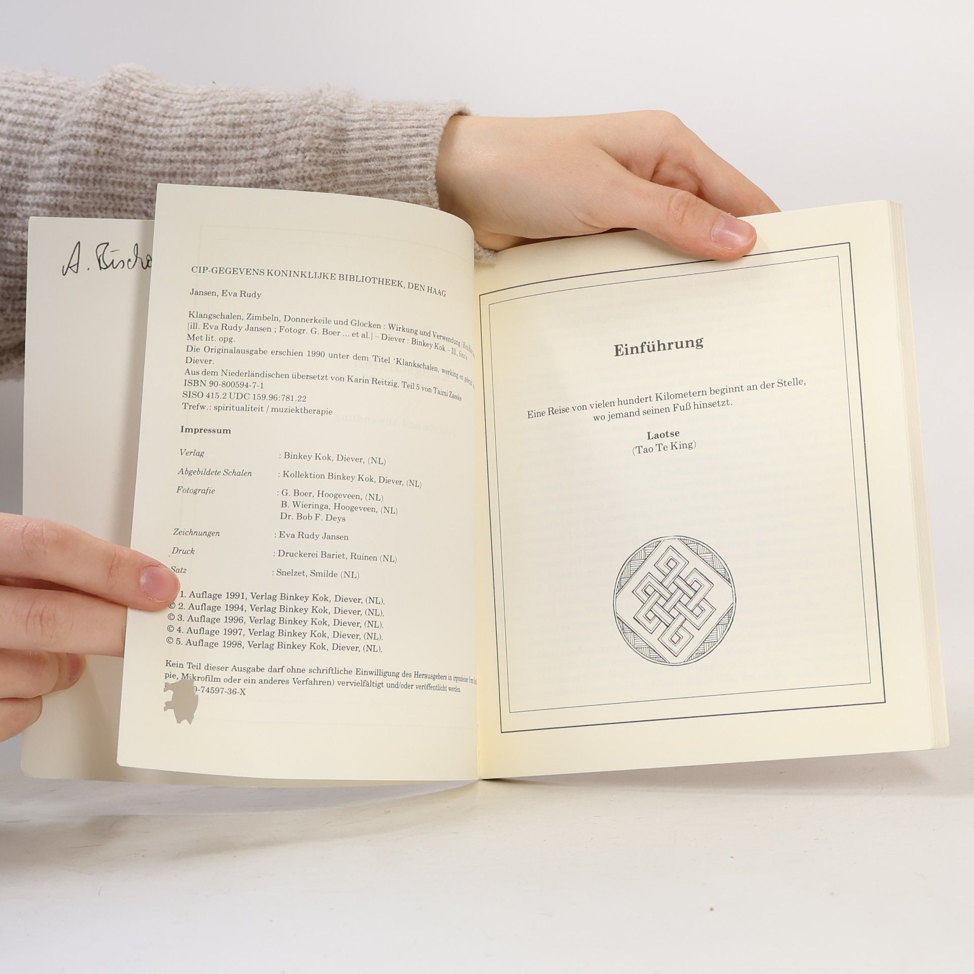 Eva Rudy Jansen Klangschalen : Zimbeln, Donnerkeile und Glocken ; Funktion und Anwendung