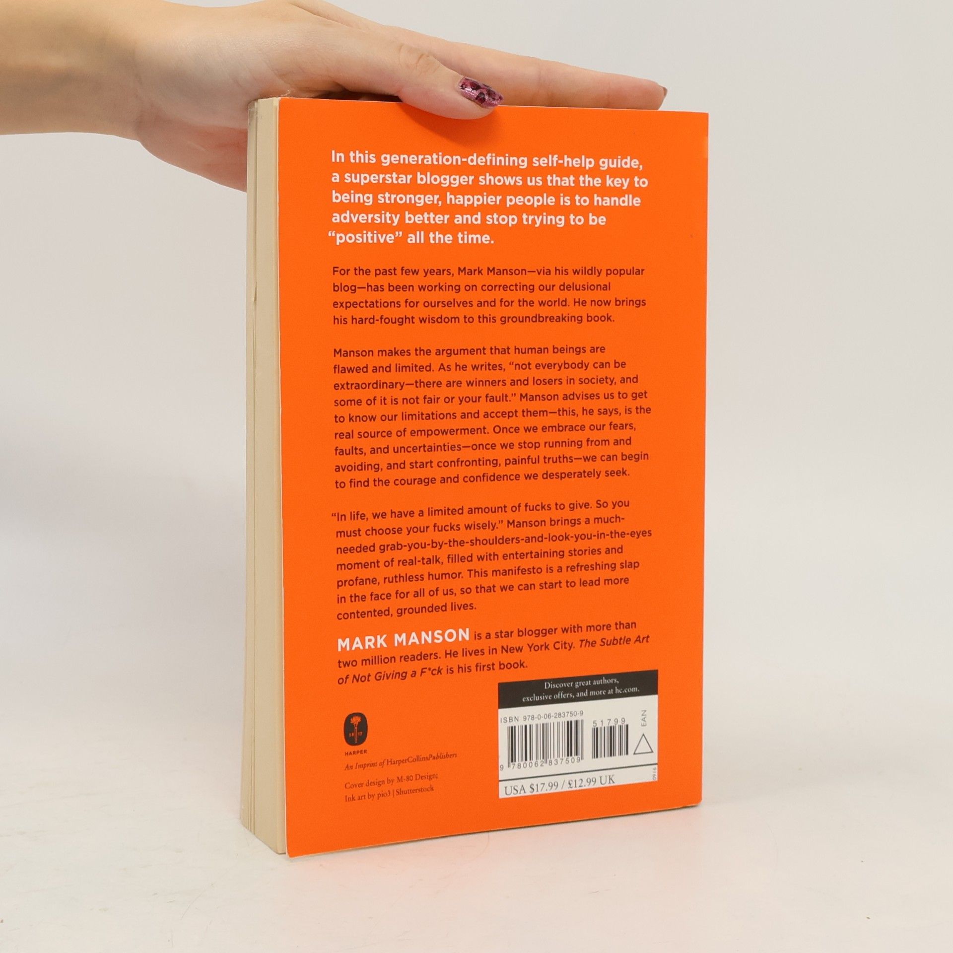 Mark Manson The Subtle Art of Not Giving a F*ck