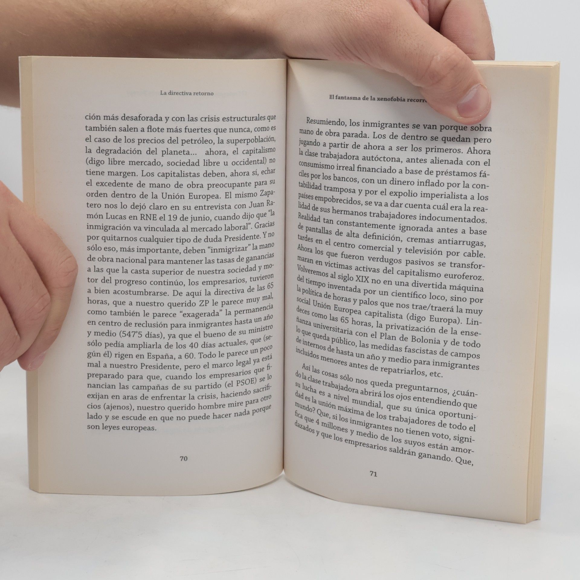 Various authors El Fantasma de la Xenofobia recorre Europa