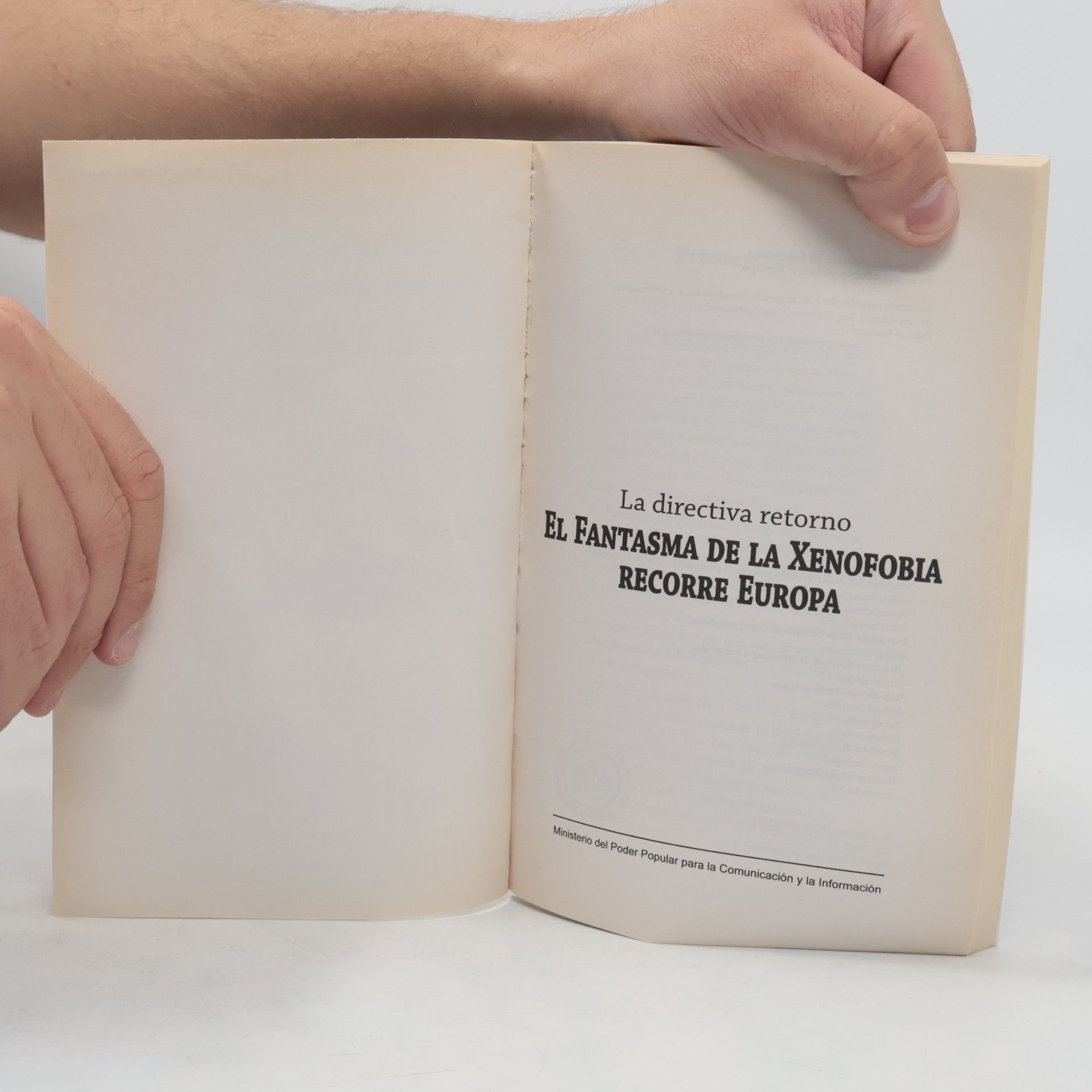 Various authors El Fantasma de la Xenofobia recorre Europa