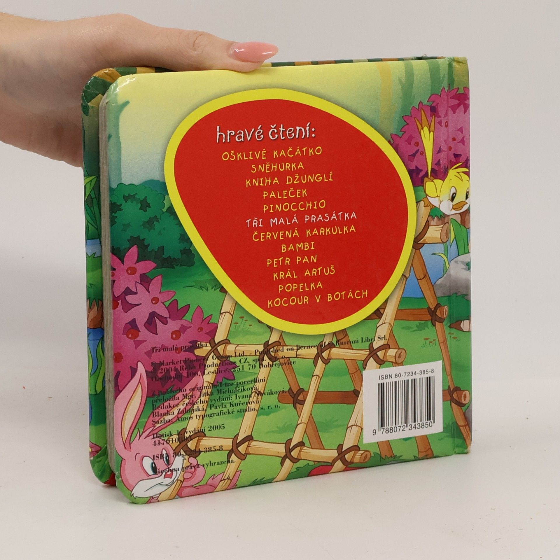 Jitka Špačková Tři malá prasátka. 5 puzzle uvnitř knihy