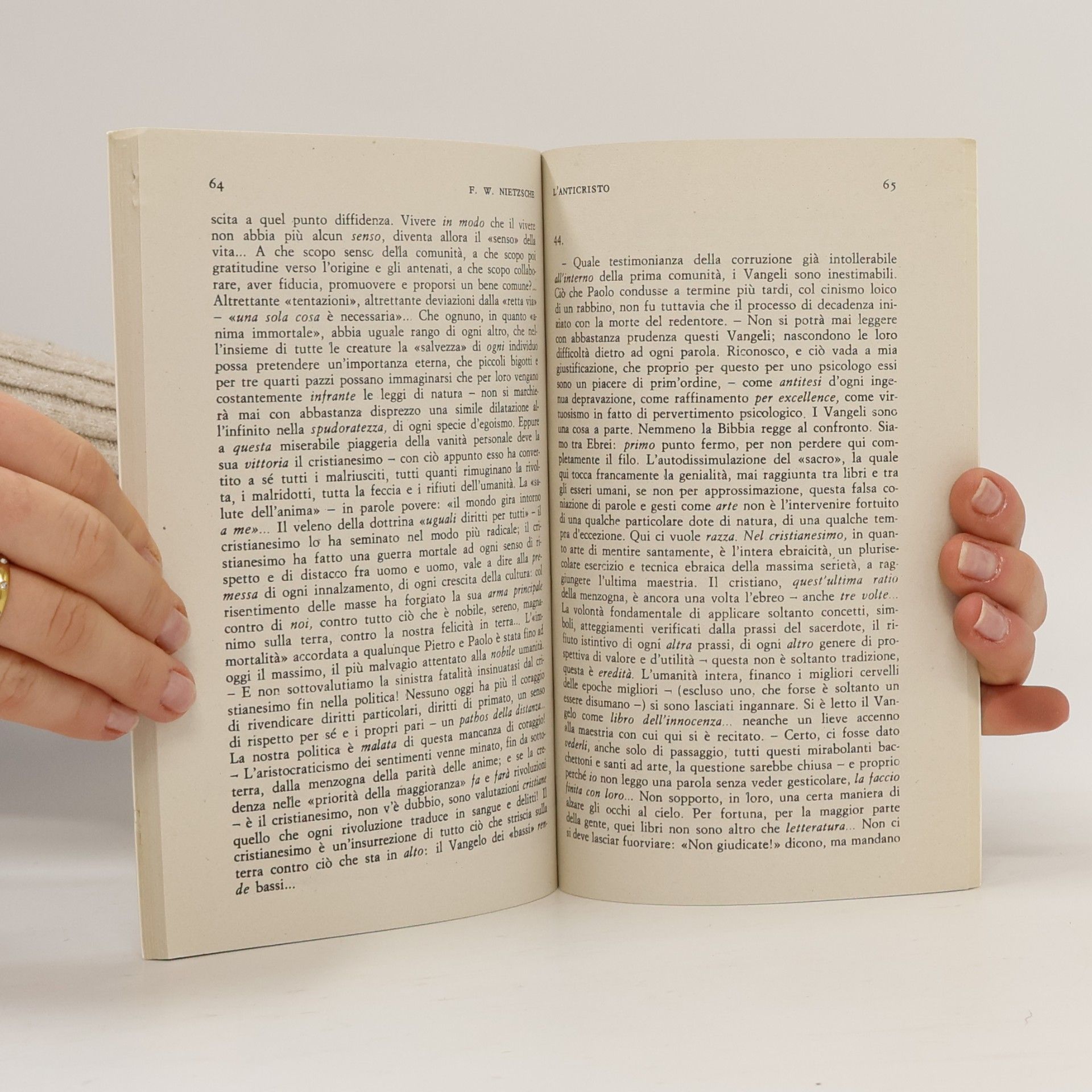 Friedrich Nietzsche L'Anticristo. Maledizione del Cristianesimo