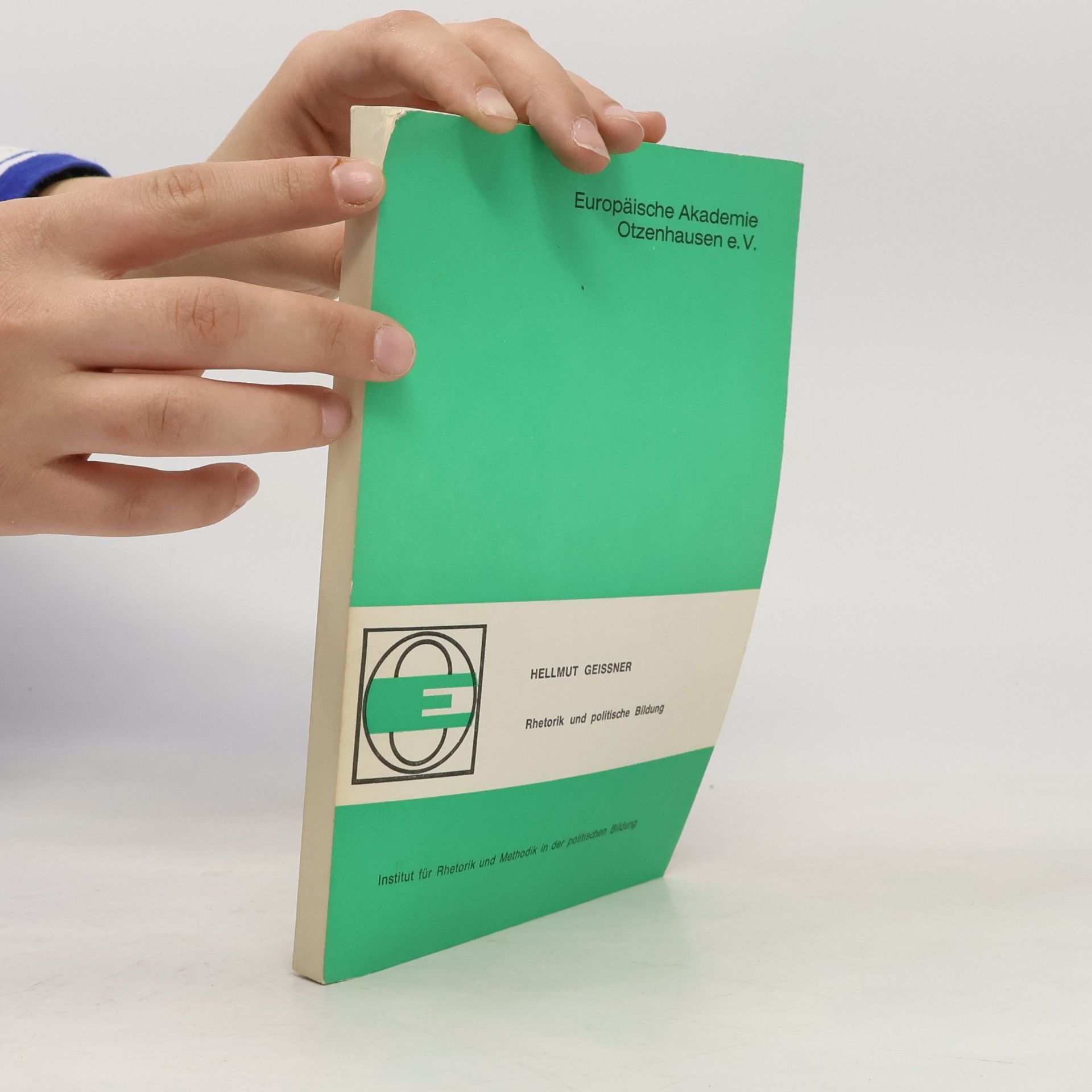Hellmut Geissner Rhetorik und politische Bildung