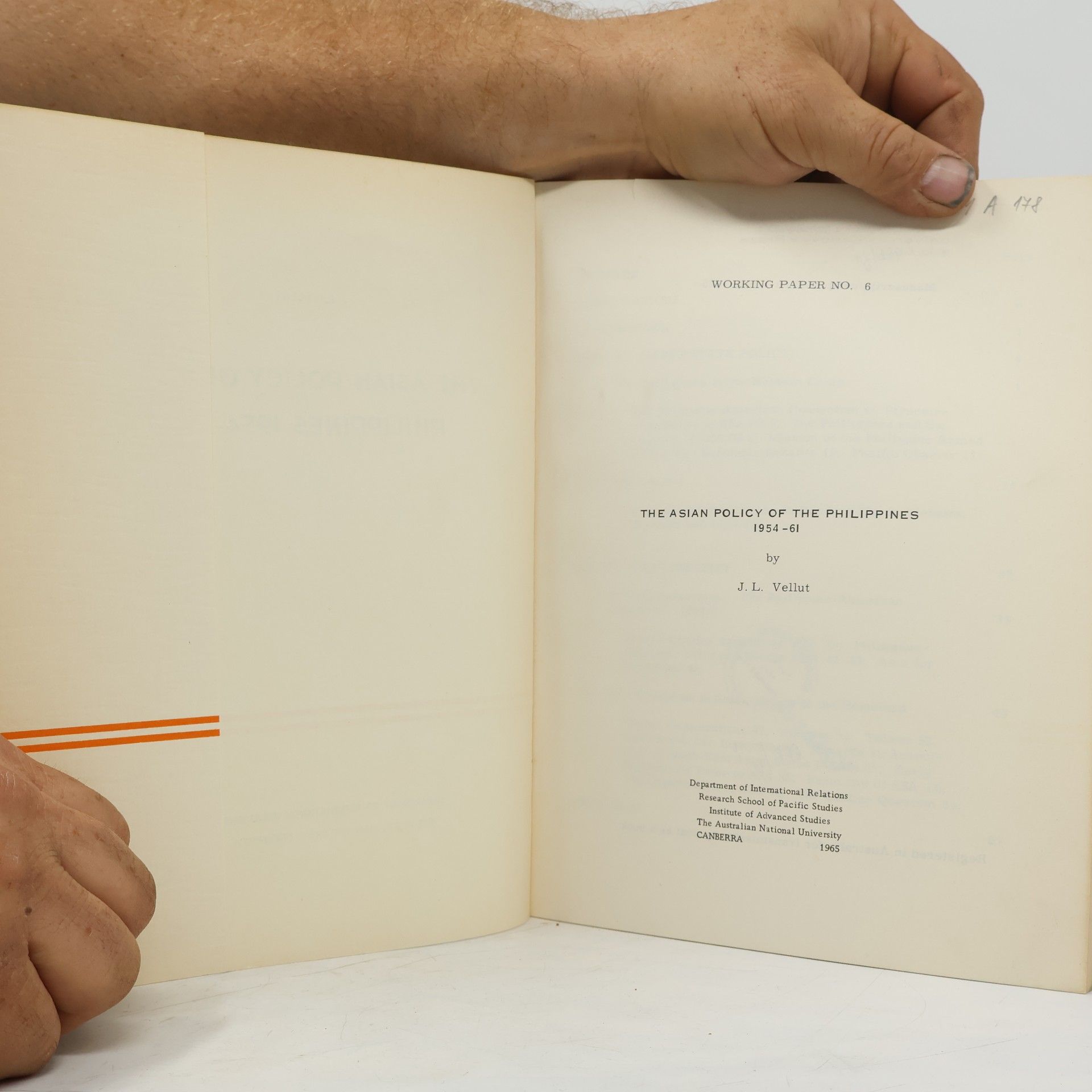 Jean-Luc Vellut The Asian Policy of the Philippines 1954-61