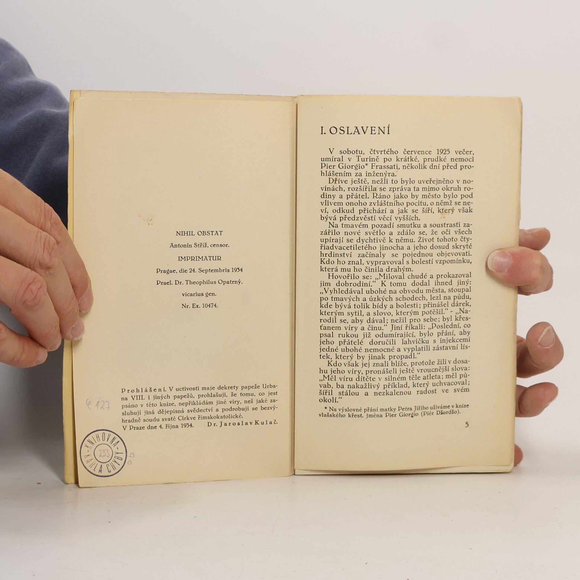 Don A. Cojazzi Pier Giorgio Frassati
