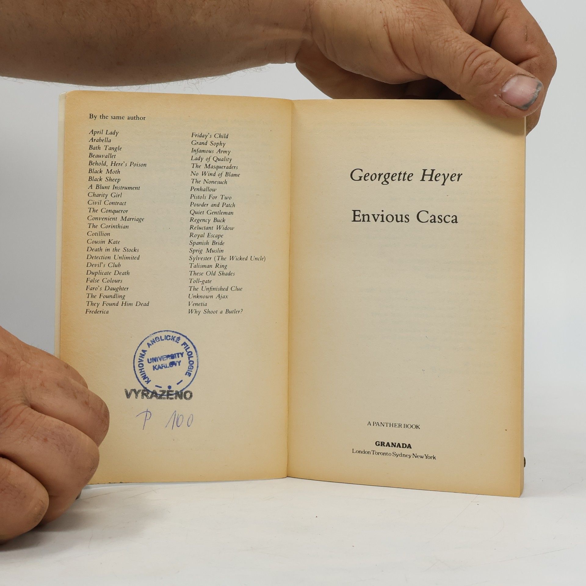 Georgette Heyer Envious Casca