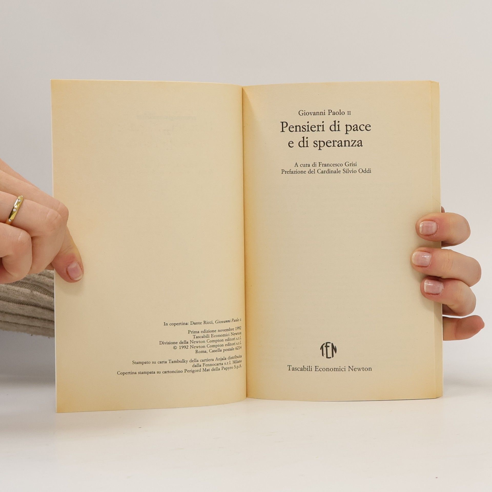 Collectif d'auteurs Pensieri di pace e di speranza