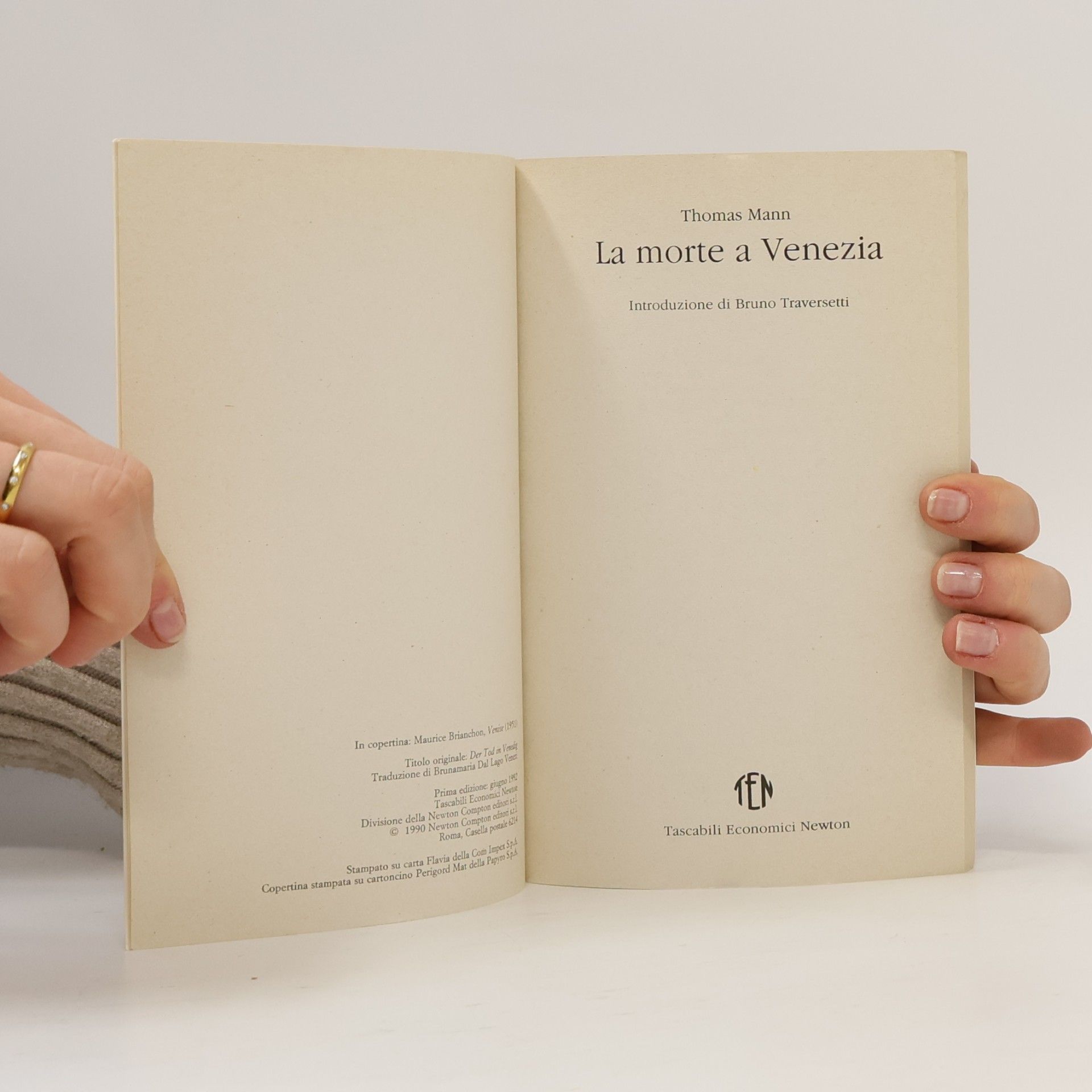 Thomas Mann La morte a Venezia