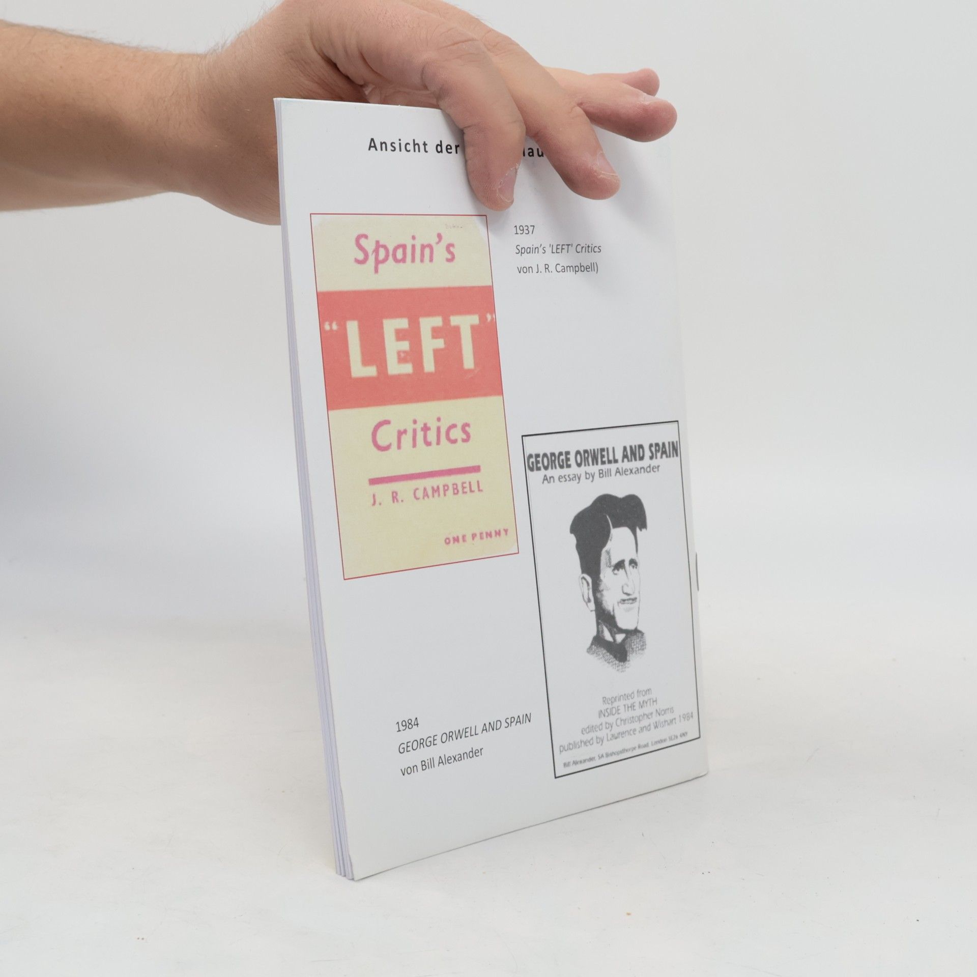 John W. Jr. Campbell Spaniens „linke“ Kritiker / George Orwell und Spanien