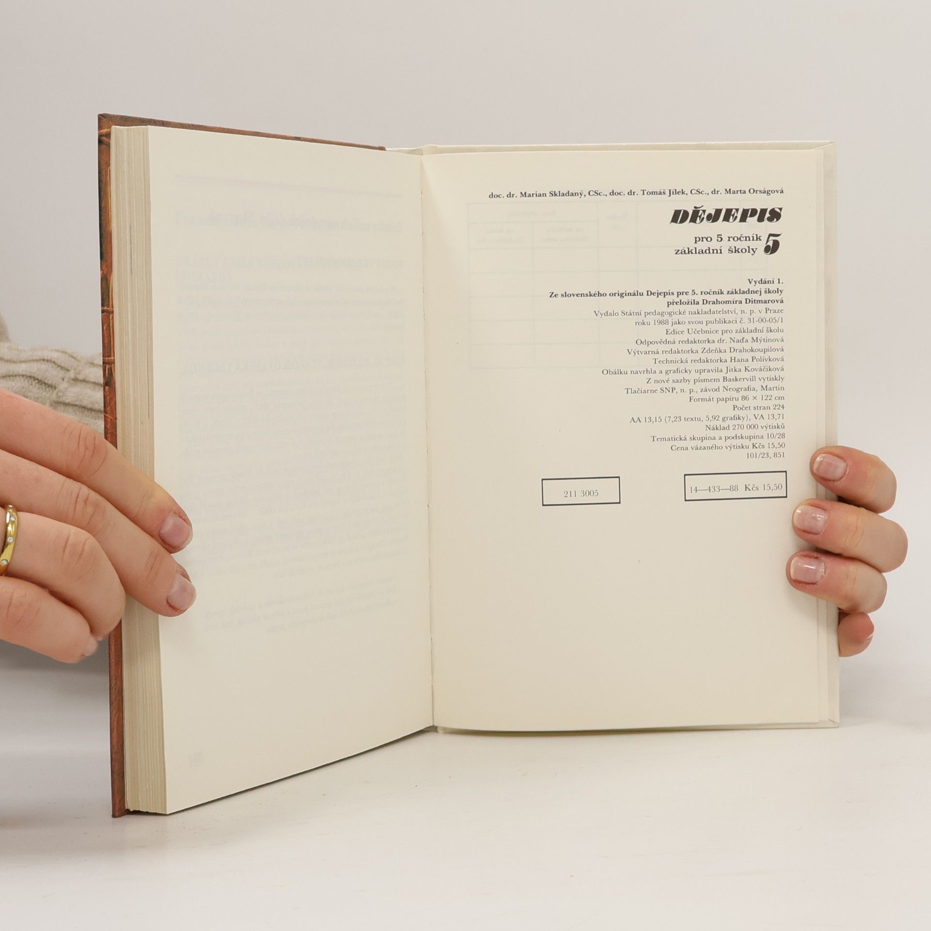 Marián Skladaný Dějepis pro 5. ročník základní školy