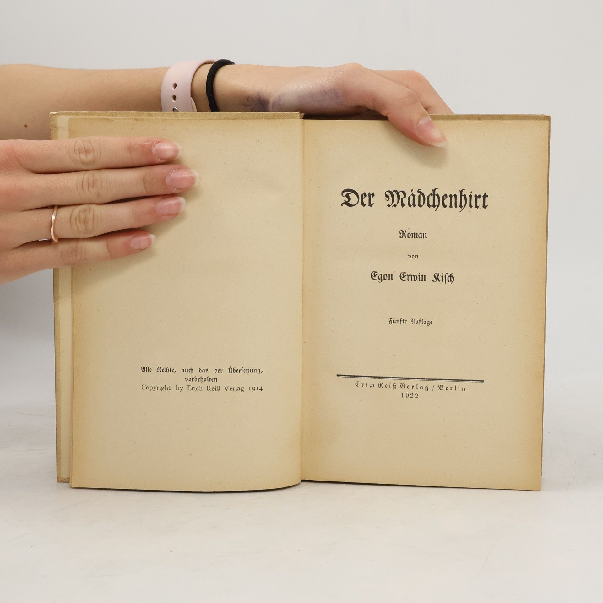 Egon Erwin Kisch Der Mädchenhirt