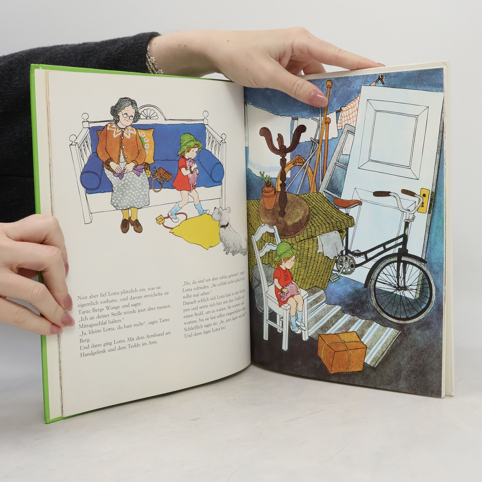 Astrid Lindgrenová Na klar, Lotta kann Rad fahren