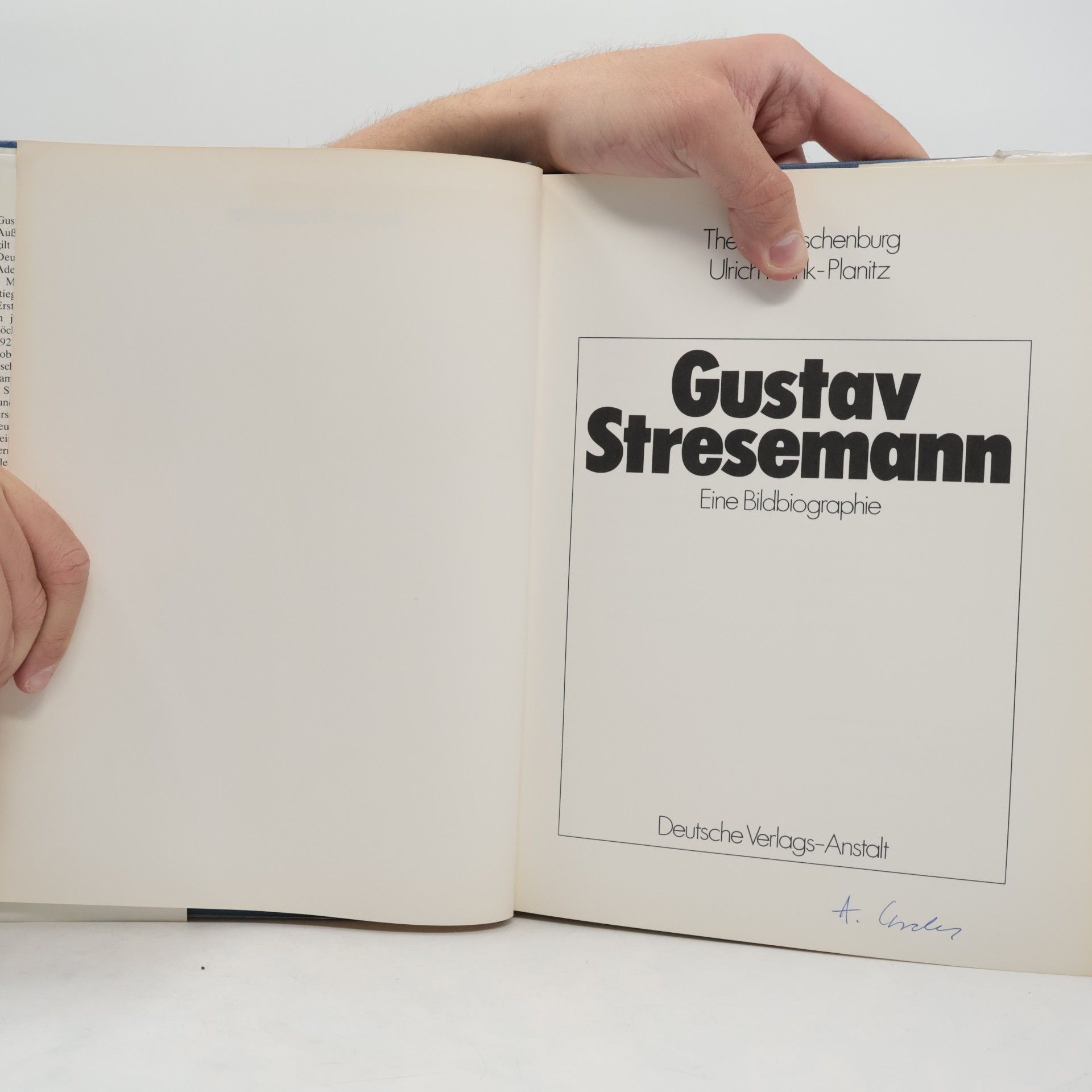 Theodor Eschenburg Gustav Stresemann
