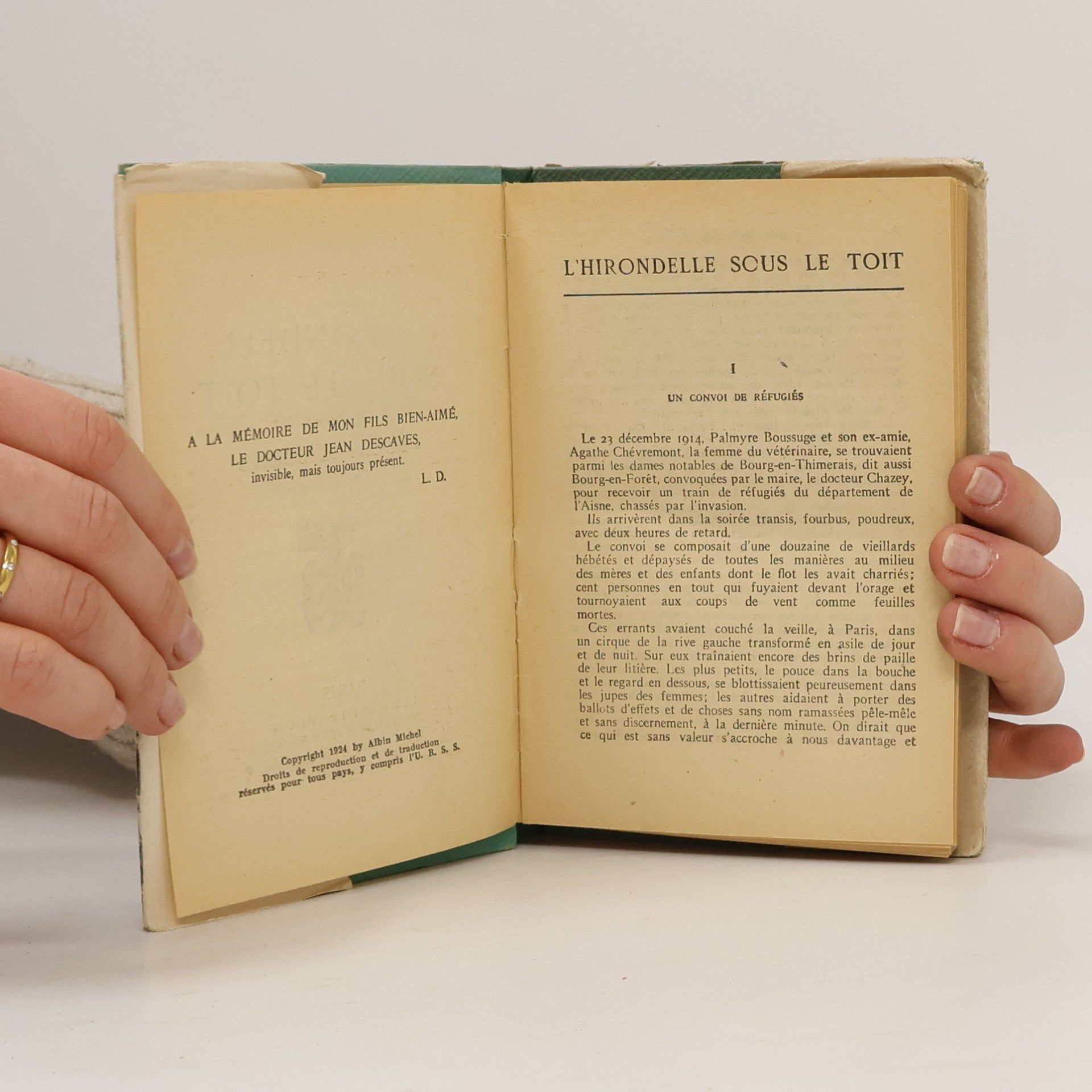 Lucien Descaves L'HIRONDELLE SOUS LE TOIT