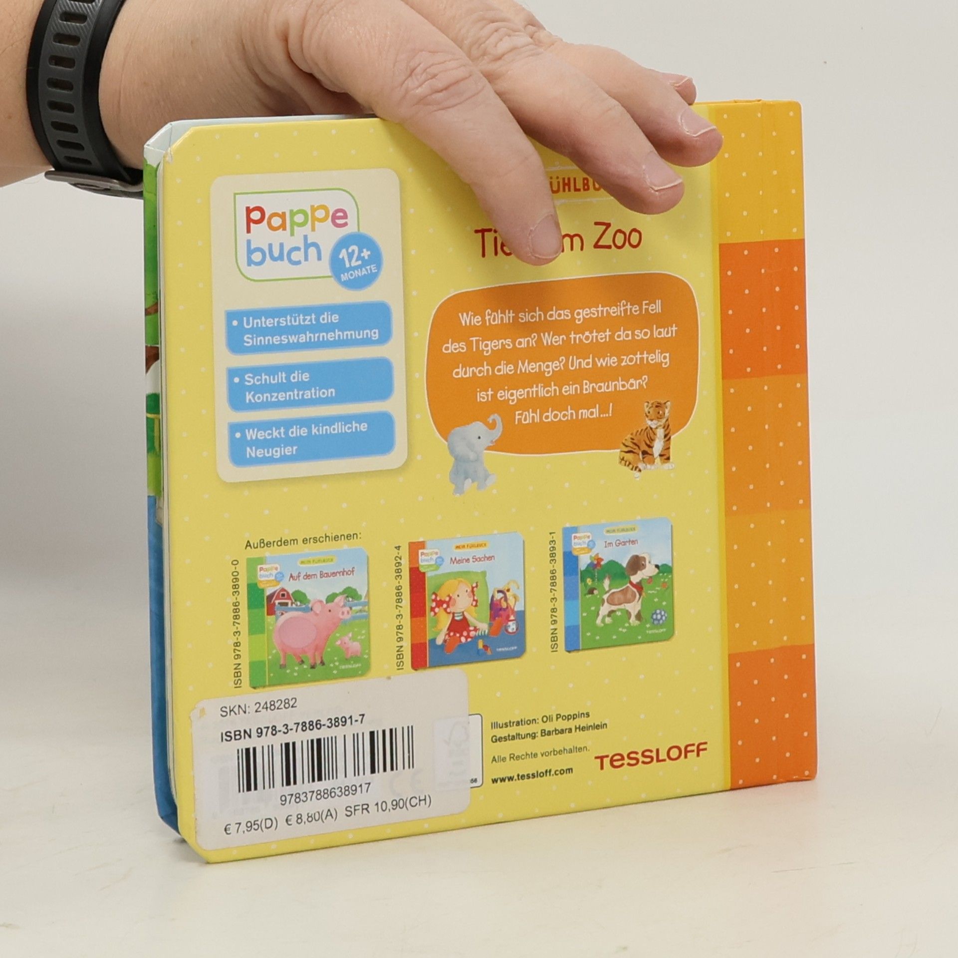 Oli Poppins Mein Fühlbuch - Tiere im Zoo