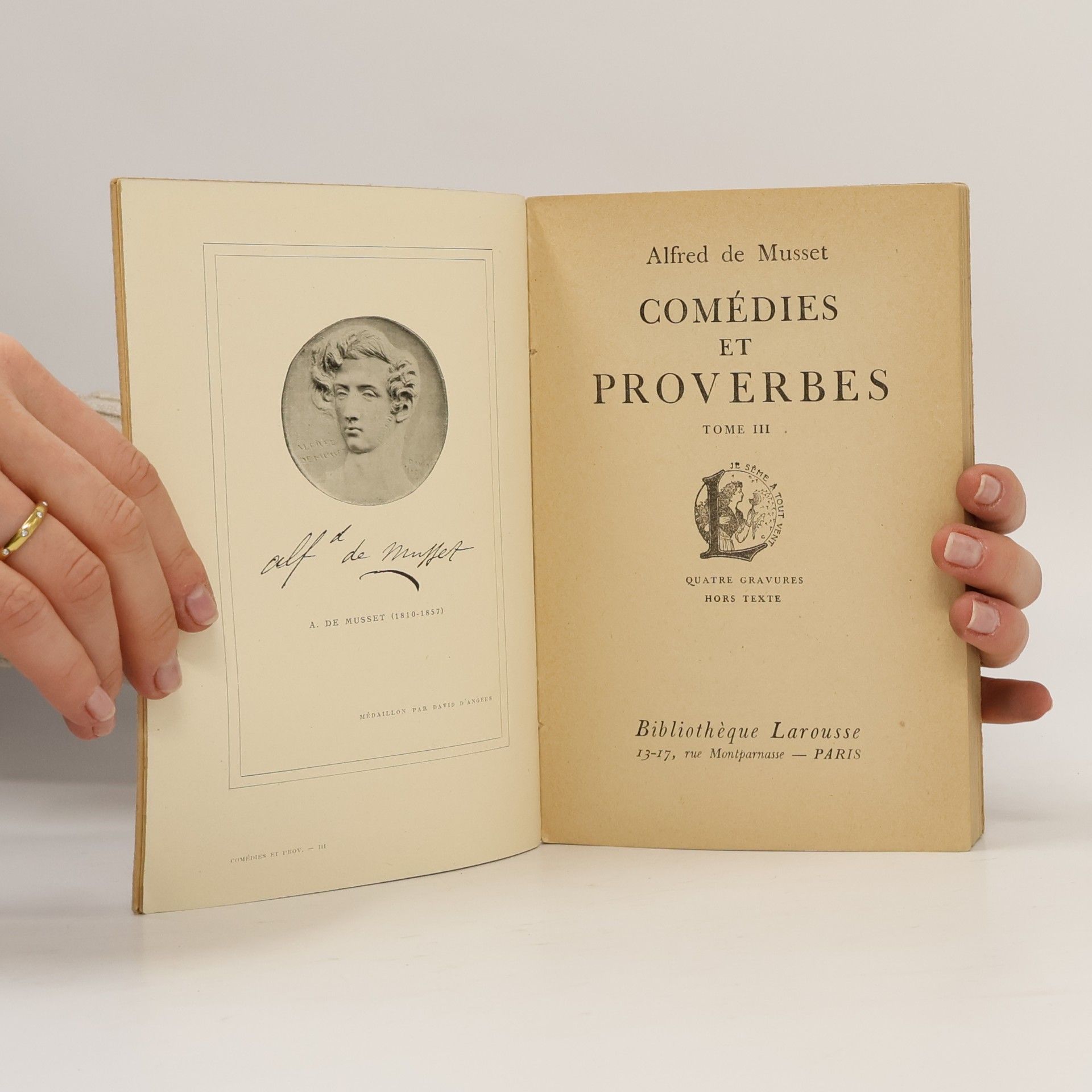Alfred de Musset Comédies et Proverbes
