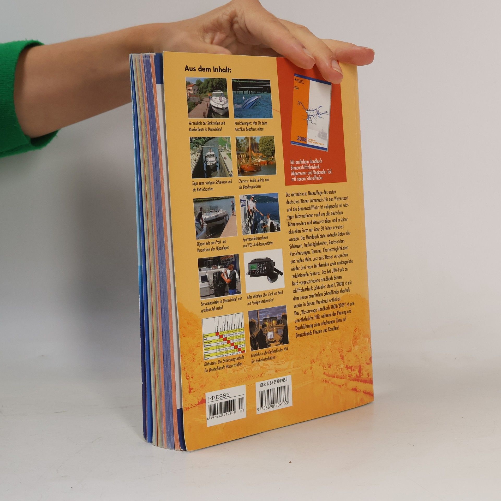Doris Saal Wasserwege Handbuch 2008/2009: Mit amtlichem Handbuch Binnenschifffahrtsfunk, Allgemeiner und Regionaler Teil