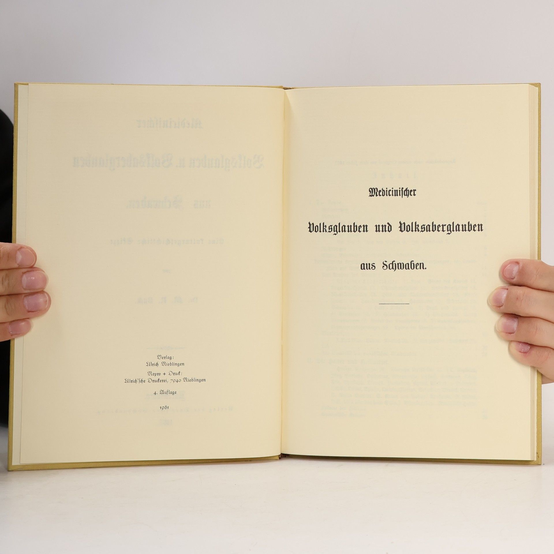 Michael Richard Buck Medicinischer Volksglauben u. Volksaberglauben aus Schwaben