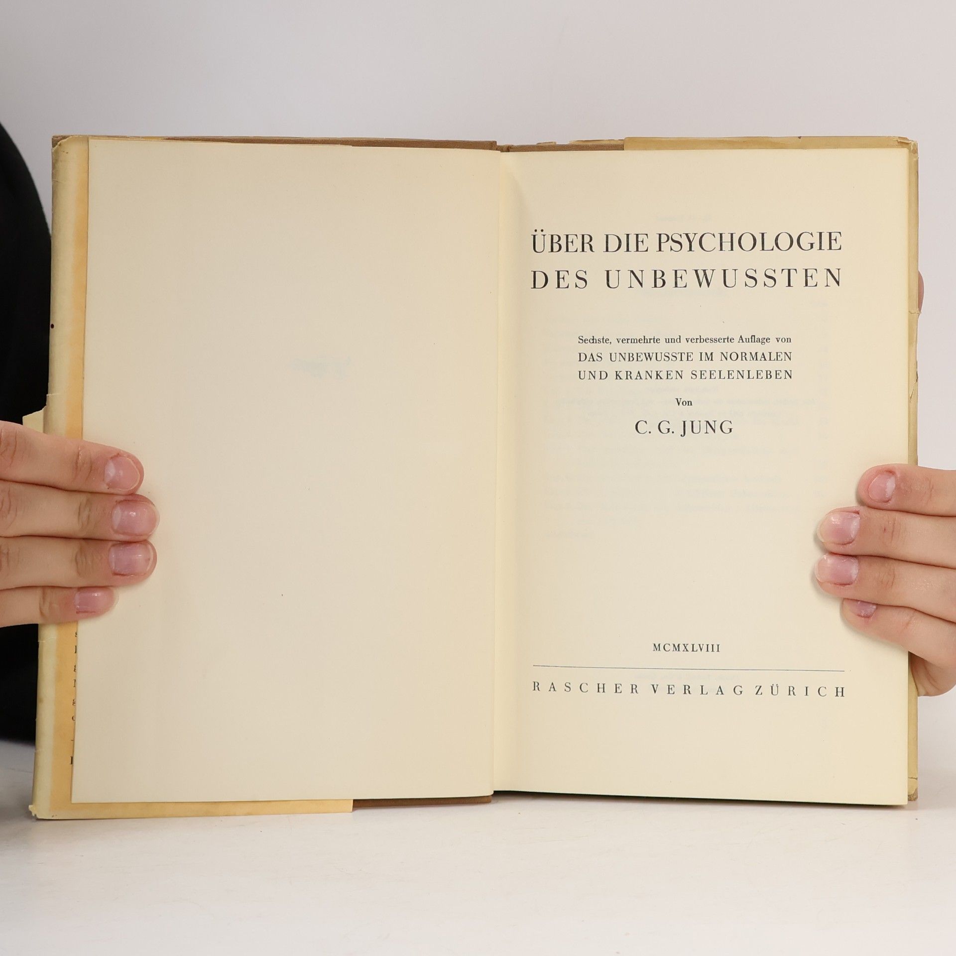 Carl Gustav Jung Über die Psychologie des Unbewussten