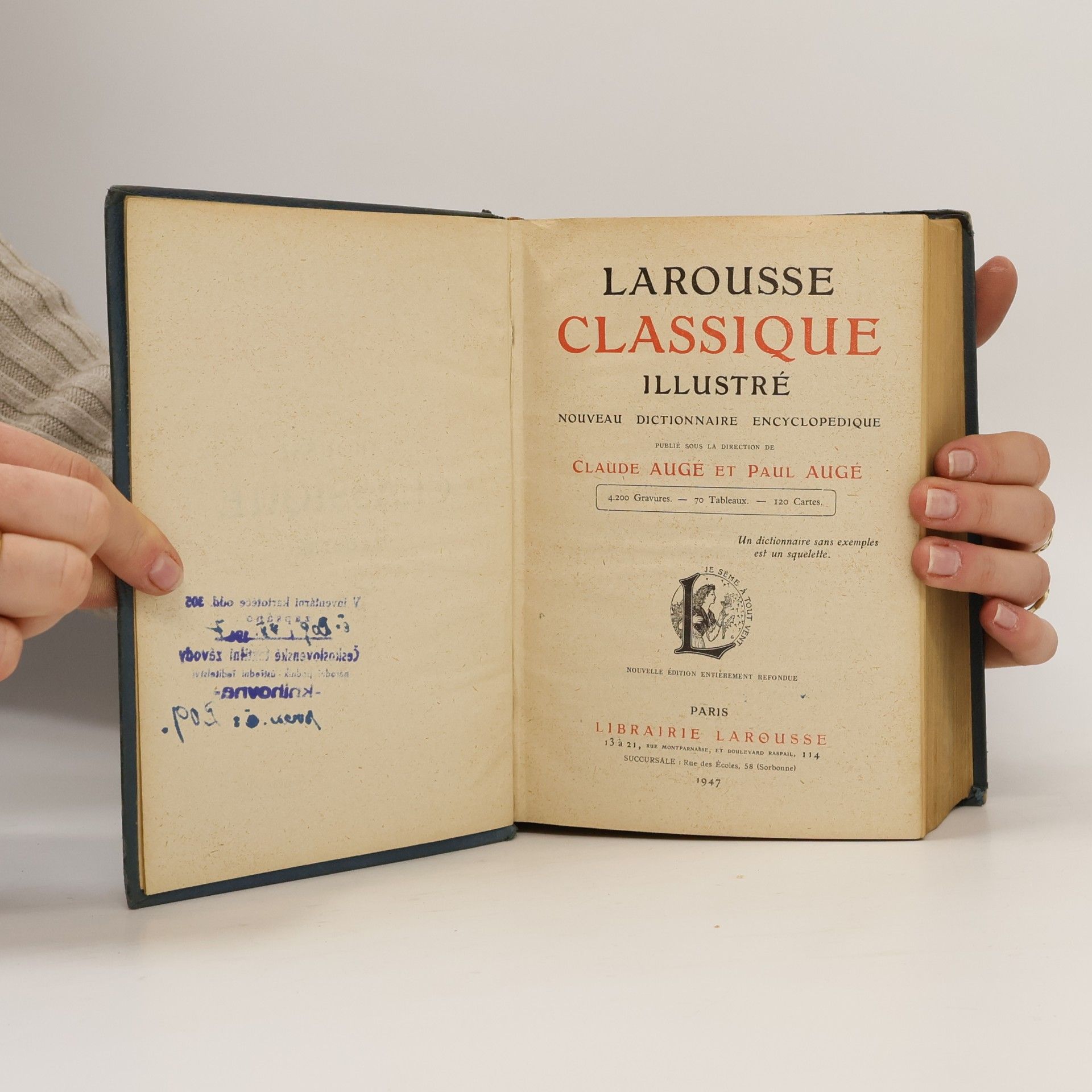 Claude Augé Larousse Classique Illustré