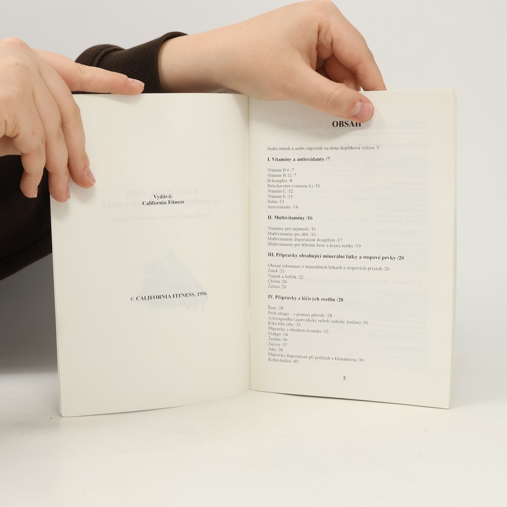 Various authors Co je třeba vědět o produktech moderní doplňkové výživy