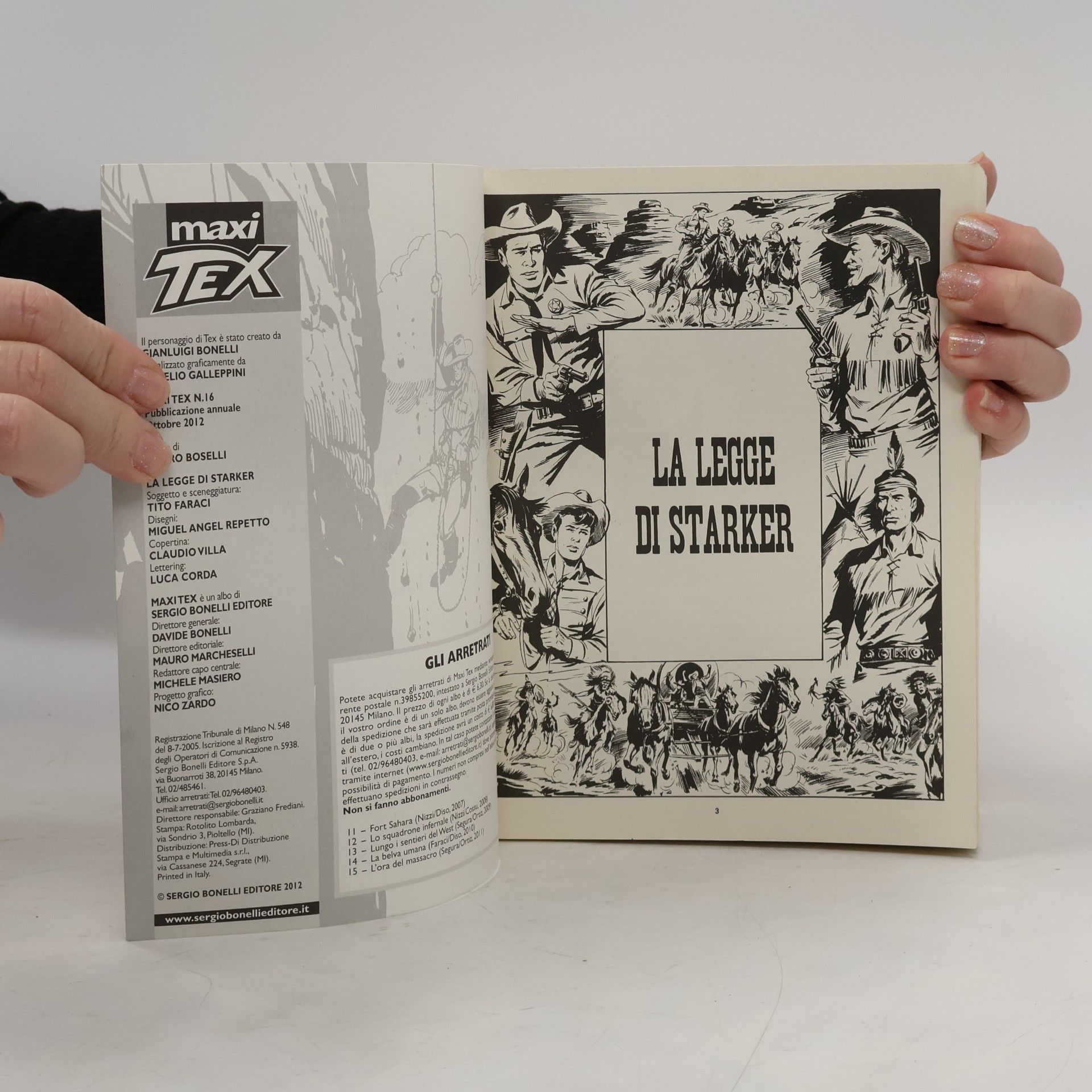 Elio Galleppini Tex 16. La legge di Starker