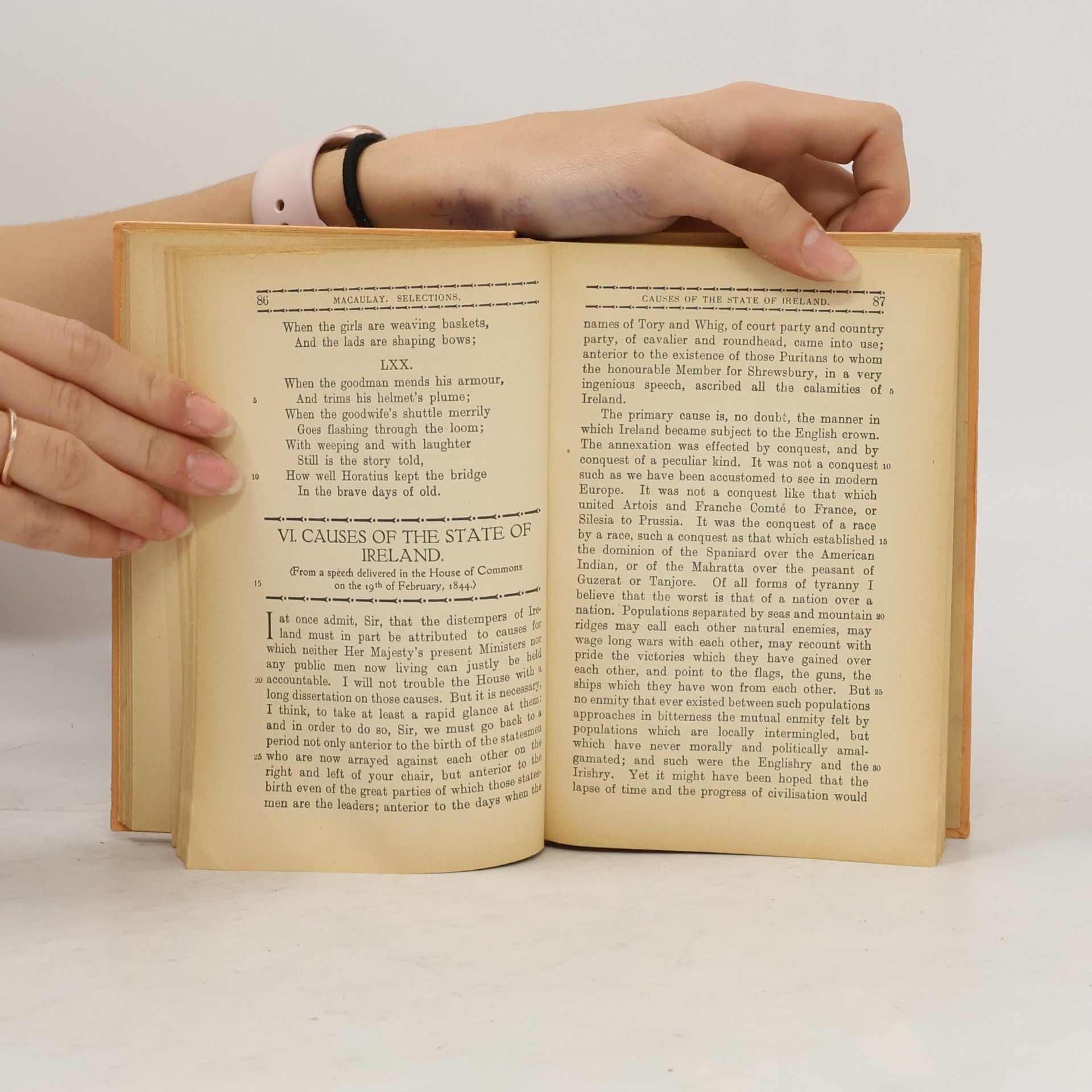 Thomas Babington Macaulay Selections from the works of Macaulay
