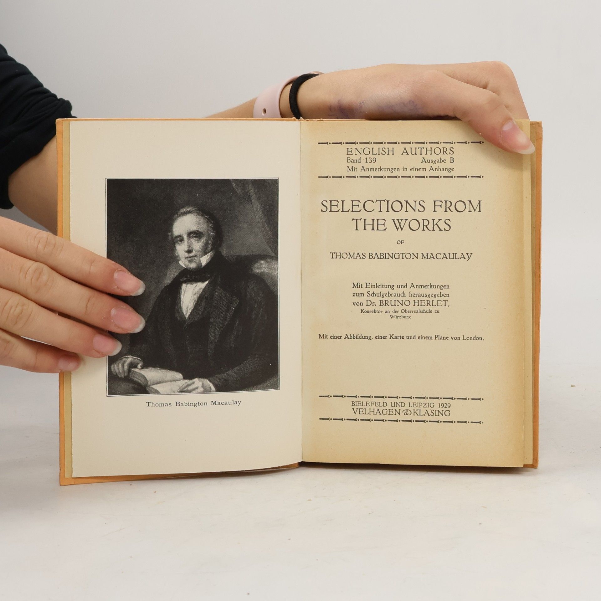 Thomas Babington Macaulay Selections from the works of Macaulay