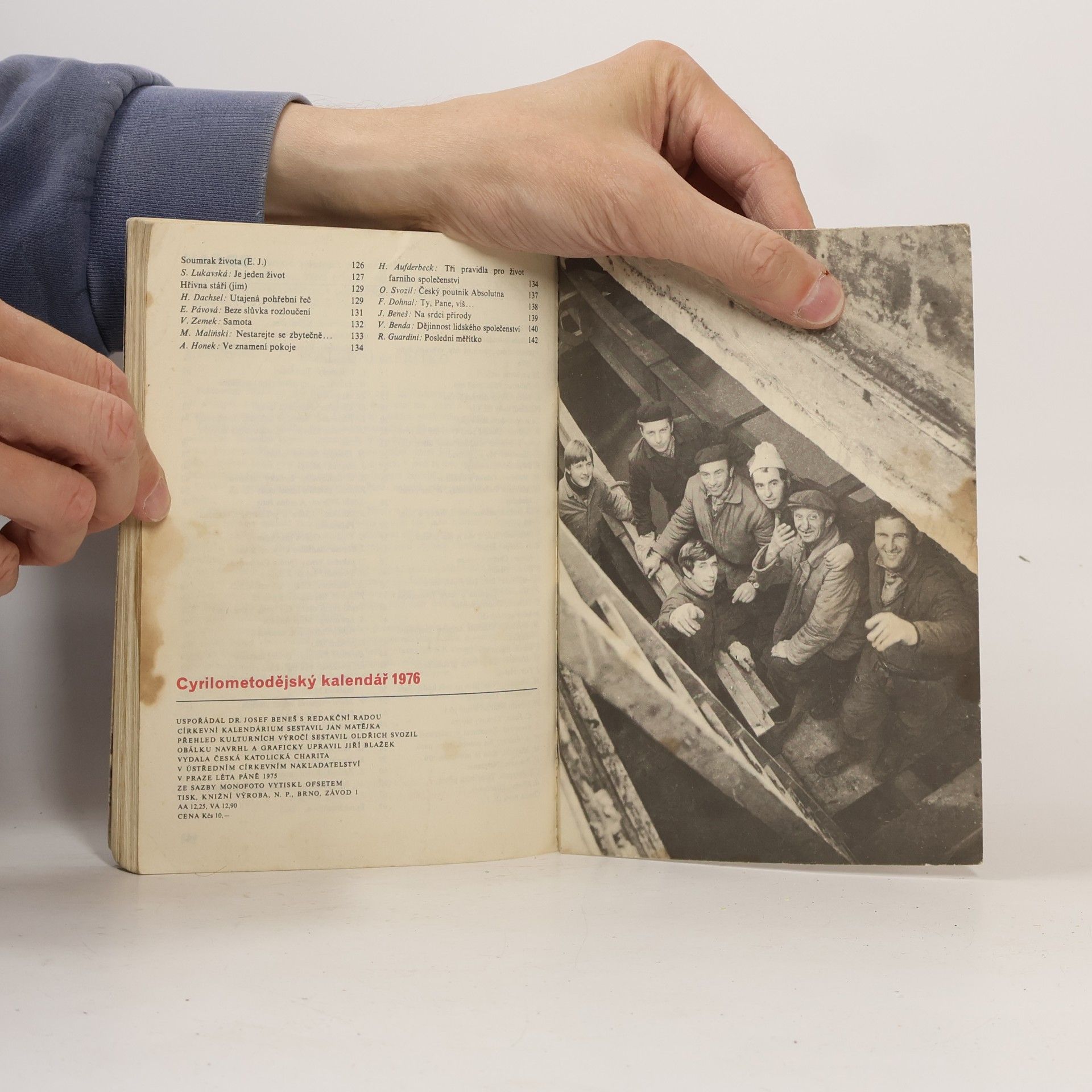 Kolektiv autorů Cyrilometodějský kalendář 1976
