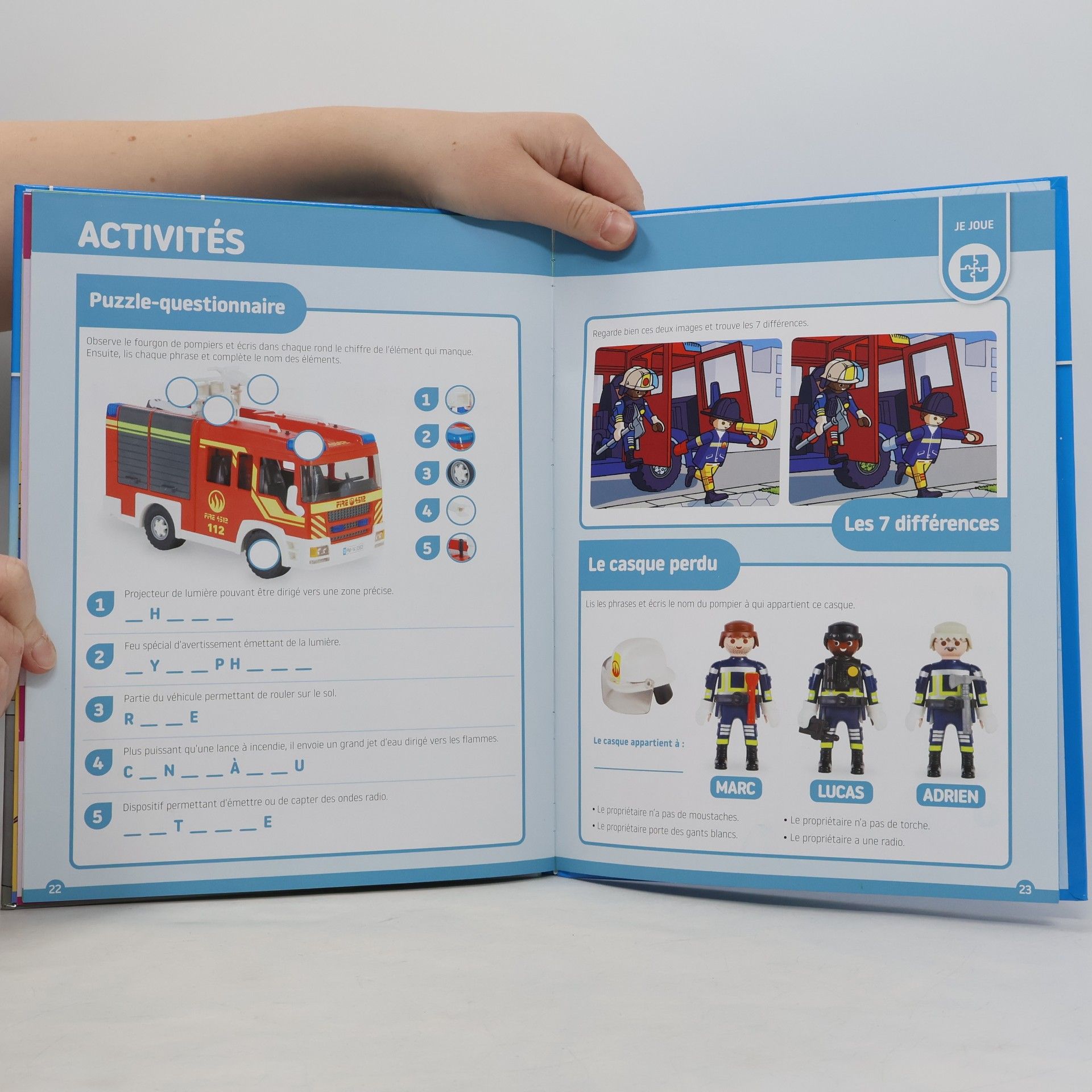 Various authors Playmobil Les Métiers. Les Pompiers