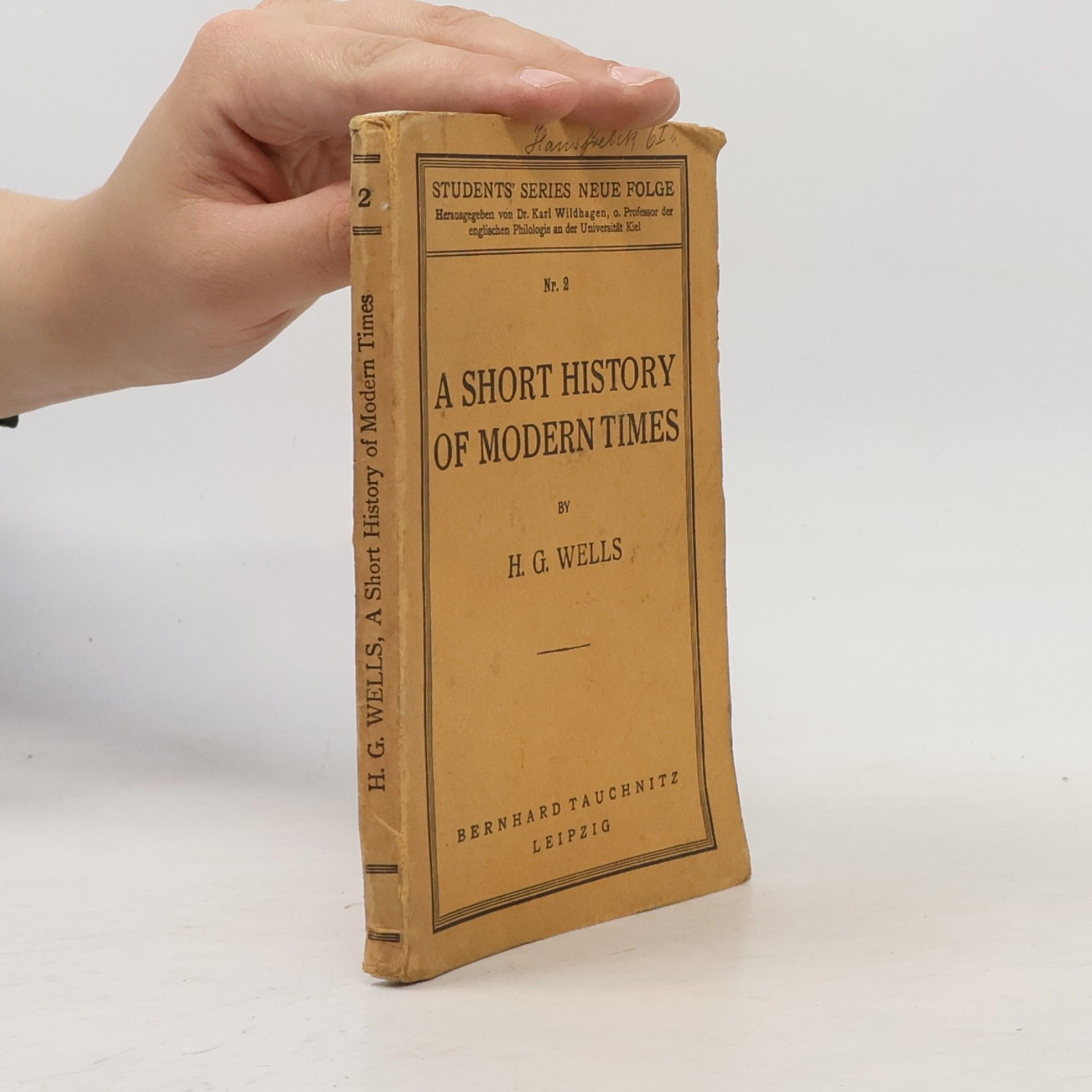 H. G. Wells A Short History of Modern Times